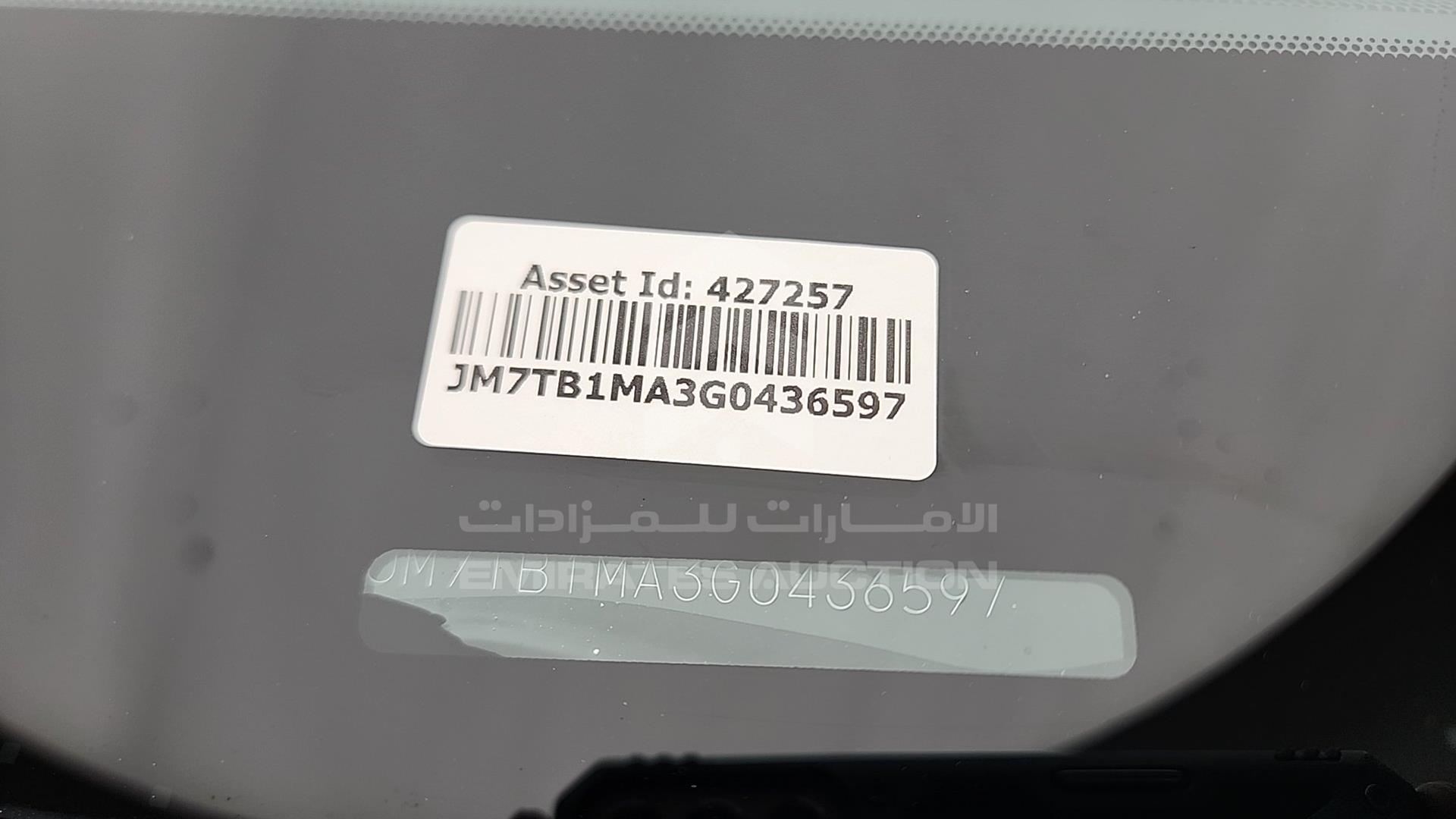 2016 MAZDA CX-9 VIN: JM7TB1MA3G0436597