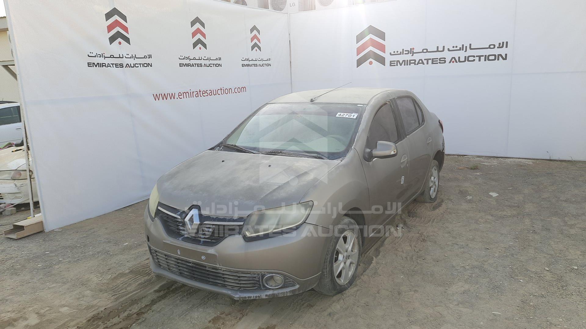 2015 RENAULT SYMBOL VIN: VF14SRAB3FT529190