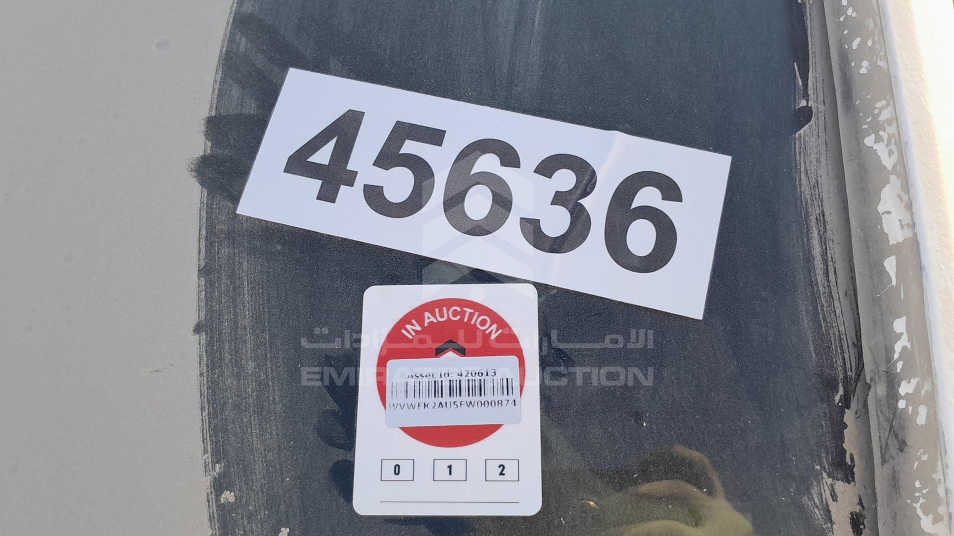 2015 VOLKSWAGEN GOLF GTI VIN: WVWFK2AU5FW000874