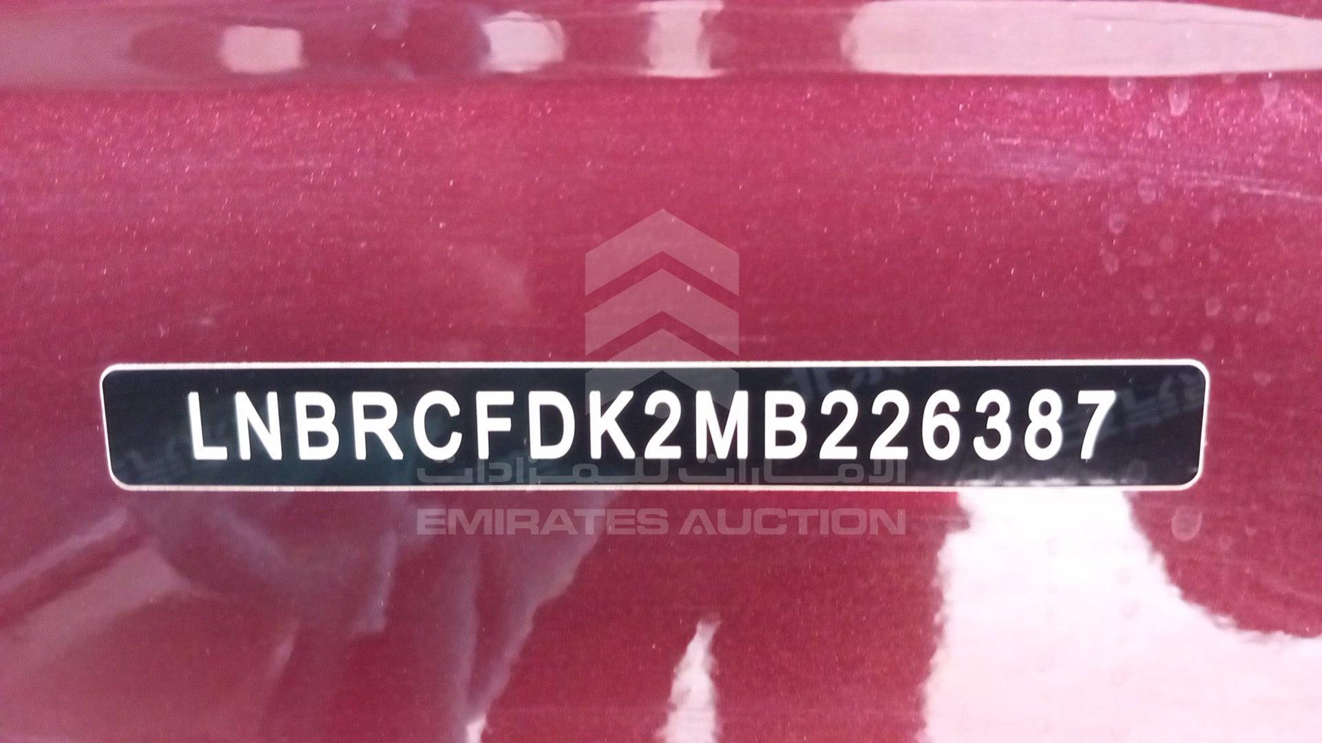 2021 BAIC BJ 40 VIN: LNBRCFDK2MB226387
