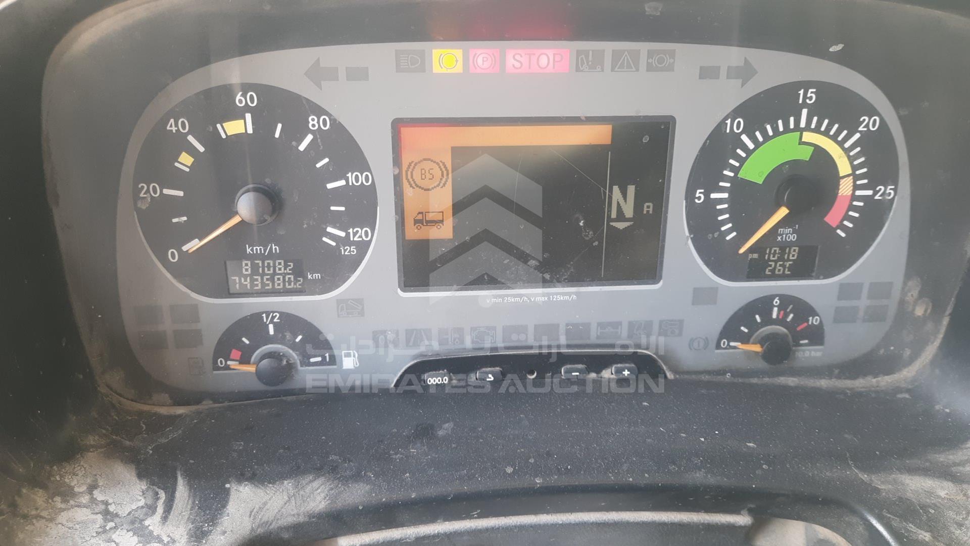 2008 MERCEDES ACTROS VIN: WDAKHCAA08L279425