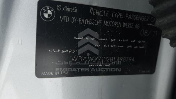 WBAWX7102BL498794 BMW X3