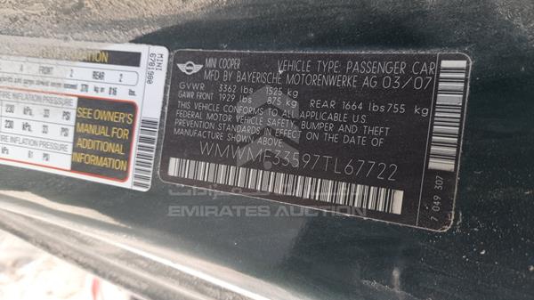 WMWMF33597TL67722 Mini Cooper