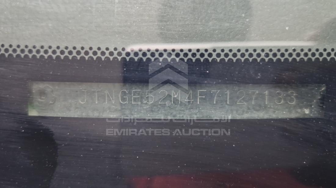 2015 Toyota Previa — VIN on Frame — Photo 3