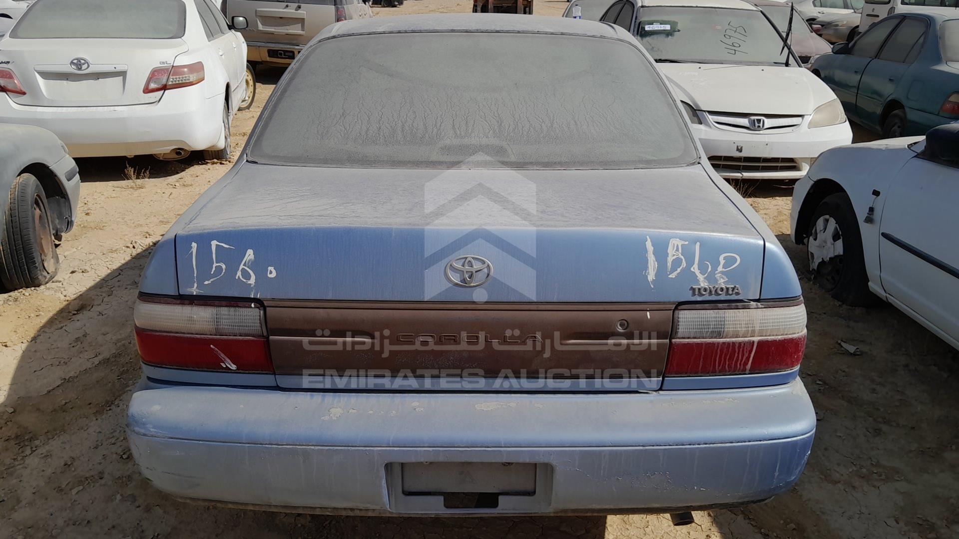 1996 TOYOTA COROLLA VIN: 2T1BA02E3TC156235