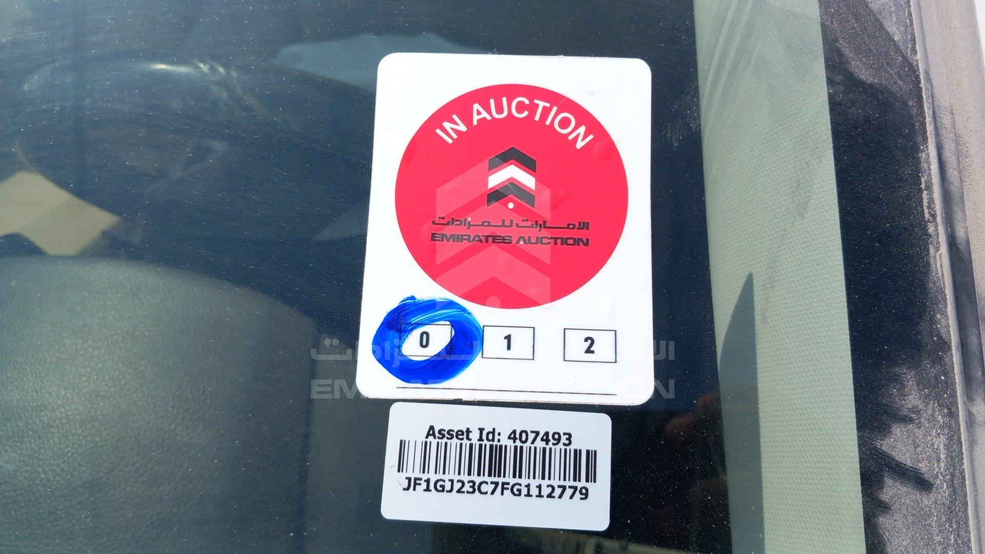 2015 SUBARU IMPREZA VIN: JF1GJ23C7FG112779