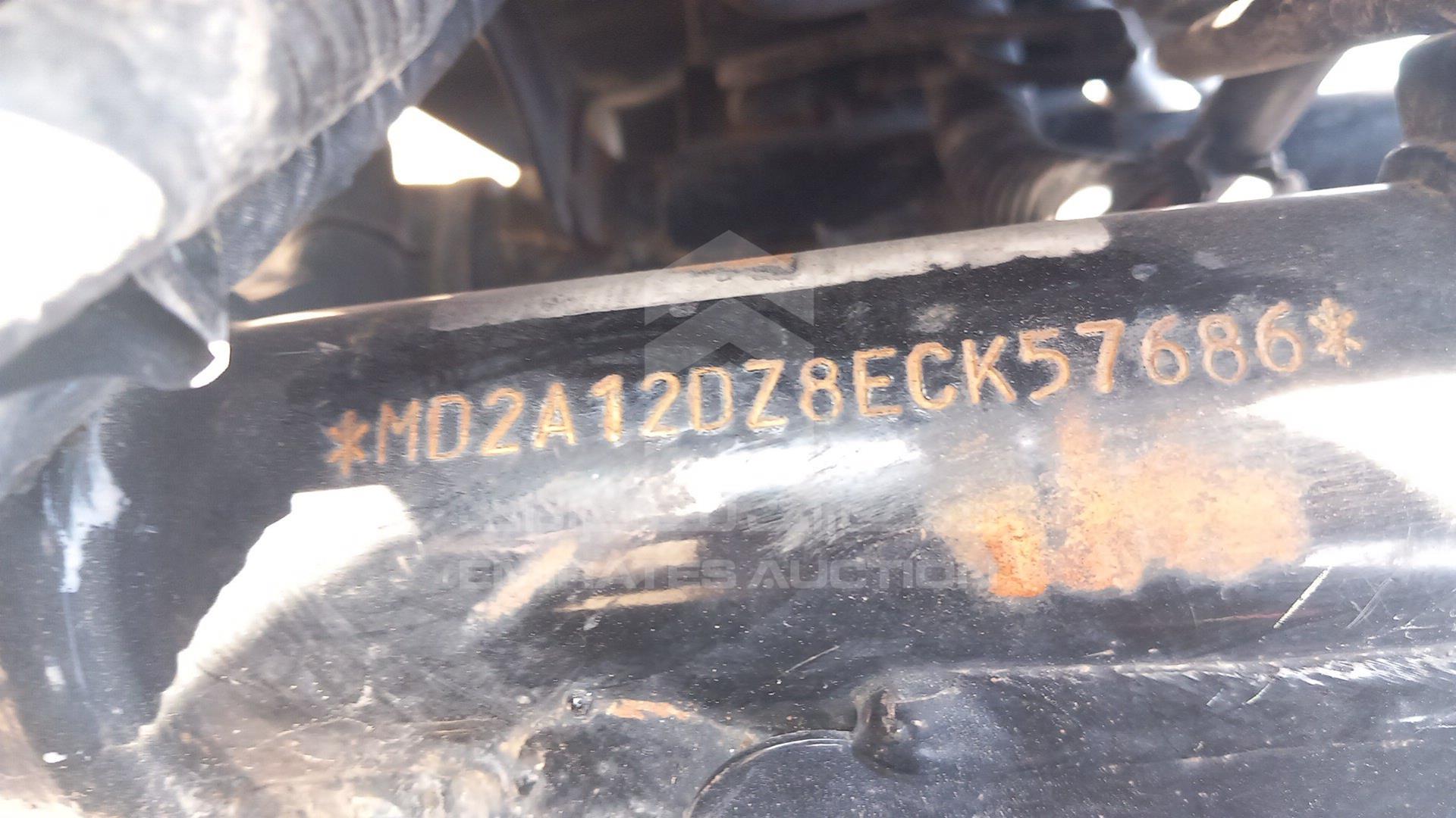 2014 BAJAJ 180 CC VIN: MD2A12DZ8ECK57686