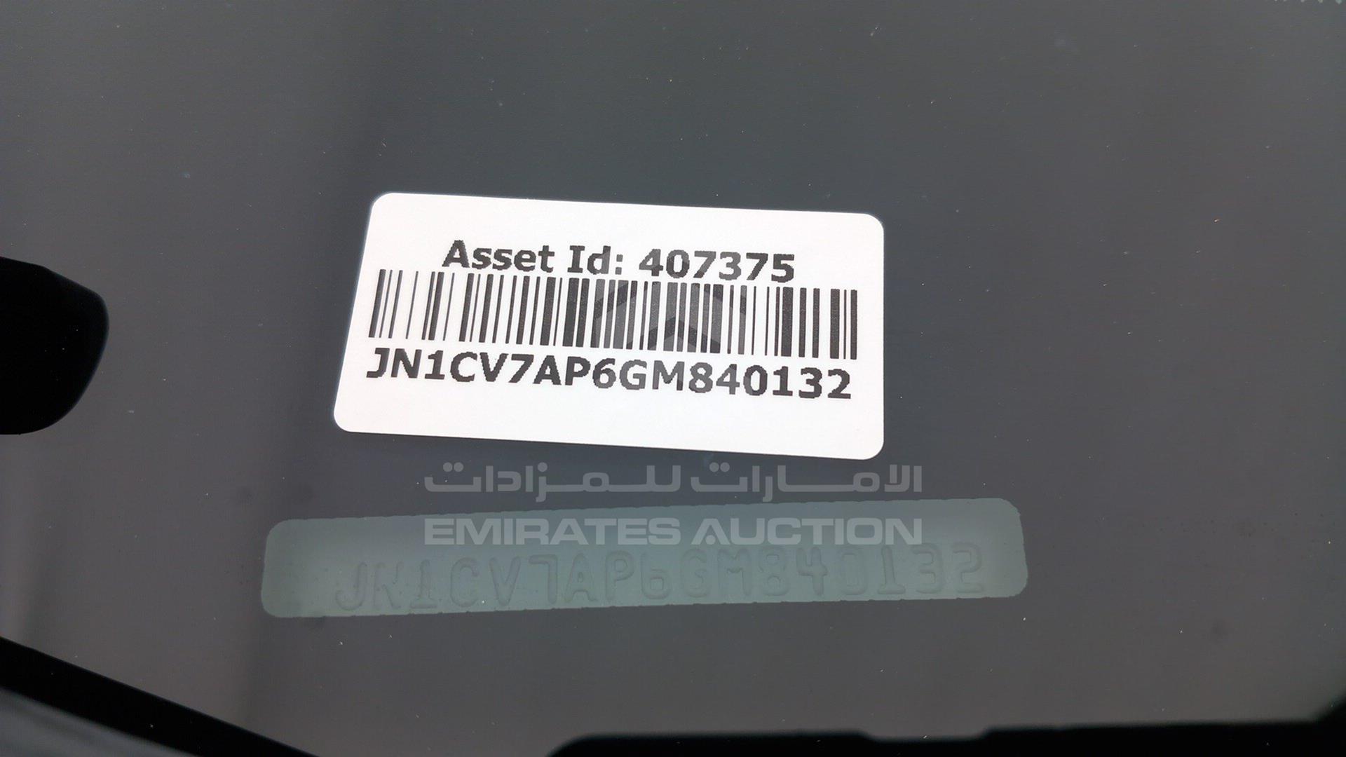 2016 INFINITI Q50 VIN: JN1CV7AP6GM840132