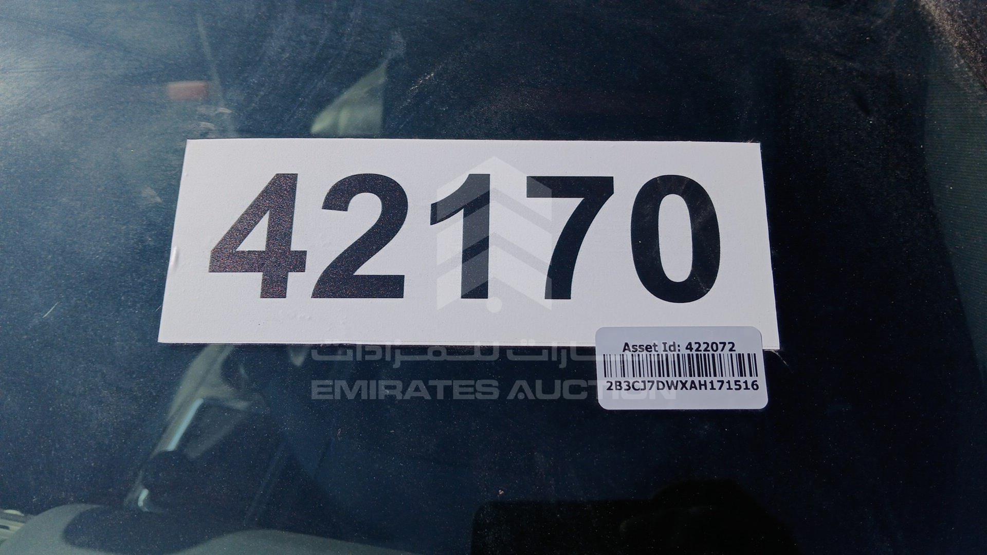 2010 DODGE CHALLENGER VIN: 2B3CJ7DWXAH171516