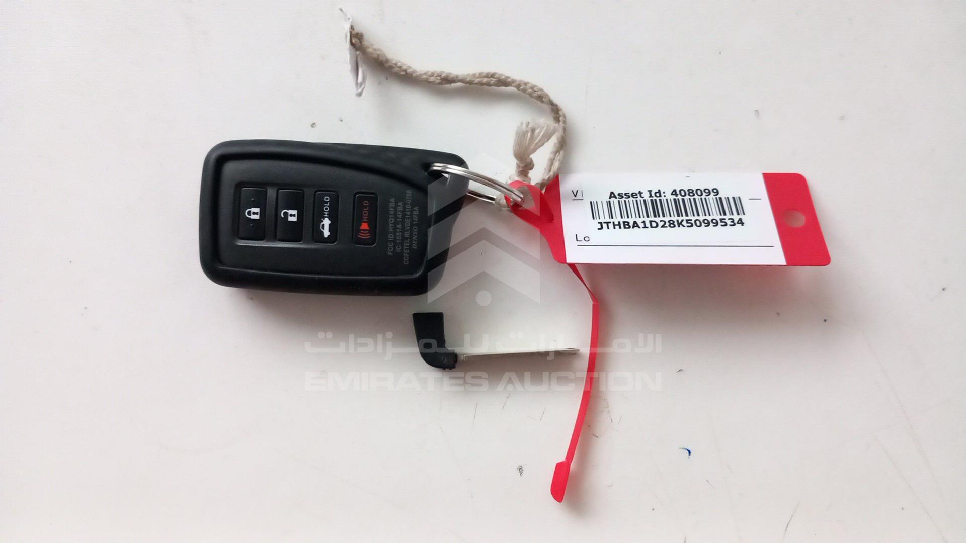 2019 LEXUS IS300 VIN: JTHBA1D28K5099534