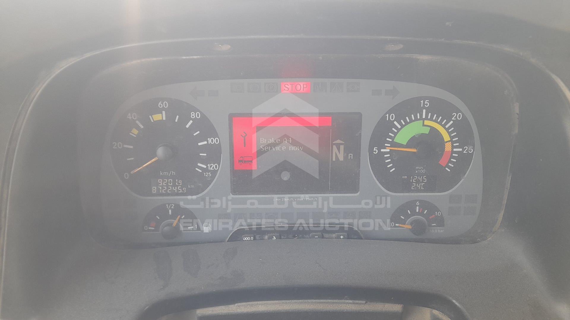 2008 MERCEDES ACTROS VIN: WDAKHCAA28L280334