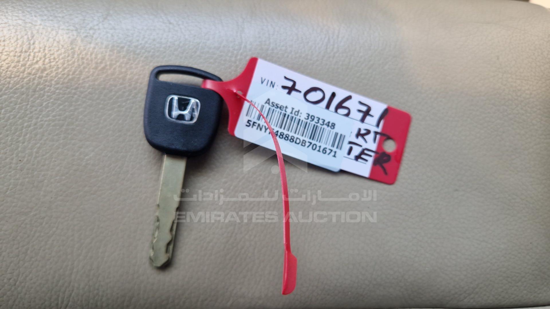 2013 HONDA PILOT VIN: 5FNYF4888DB701671