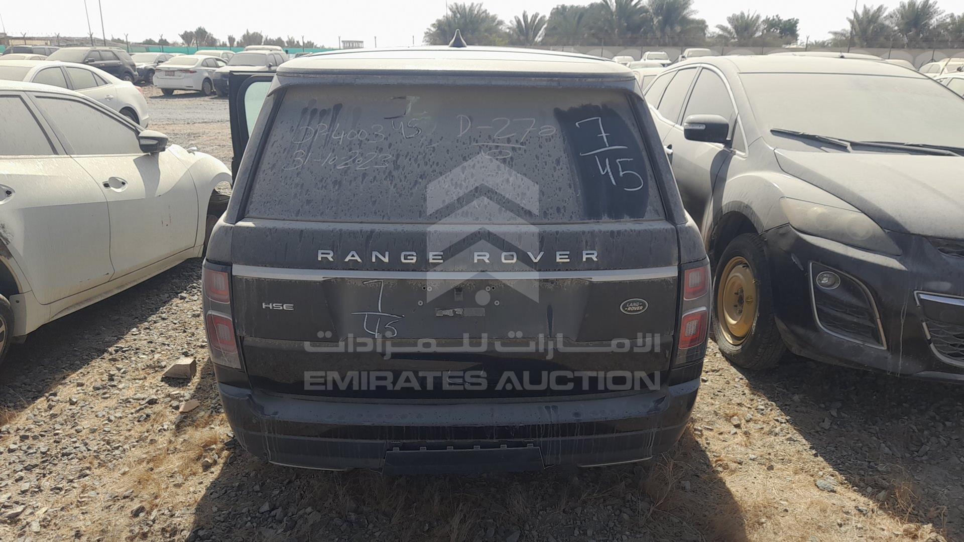 2018 RANGE ROVER HSE VIN: SALGS2SV7JA391357