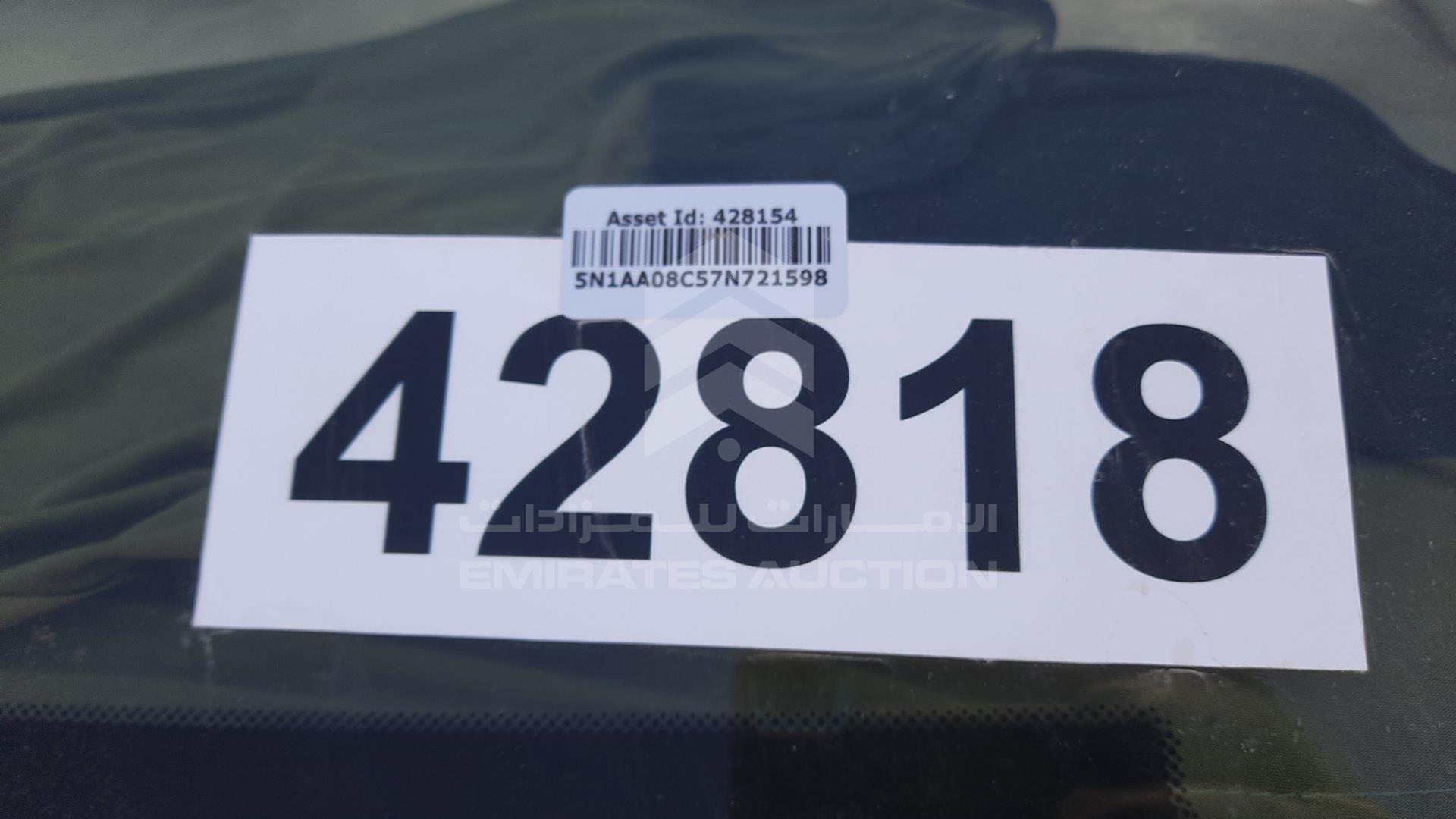 2007 NISSAN ARMADA VIN: 5N1AA08C57N721598