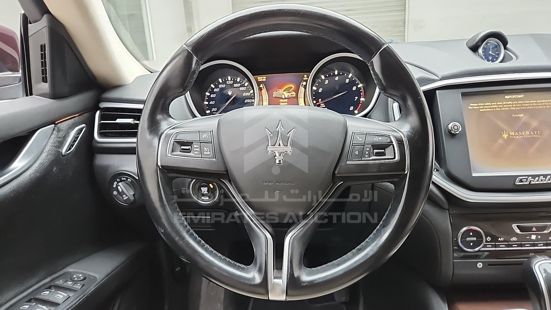 2014 MASERATI GHIBLI VIN: ZAMRS57F2E1109940