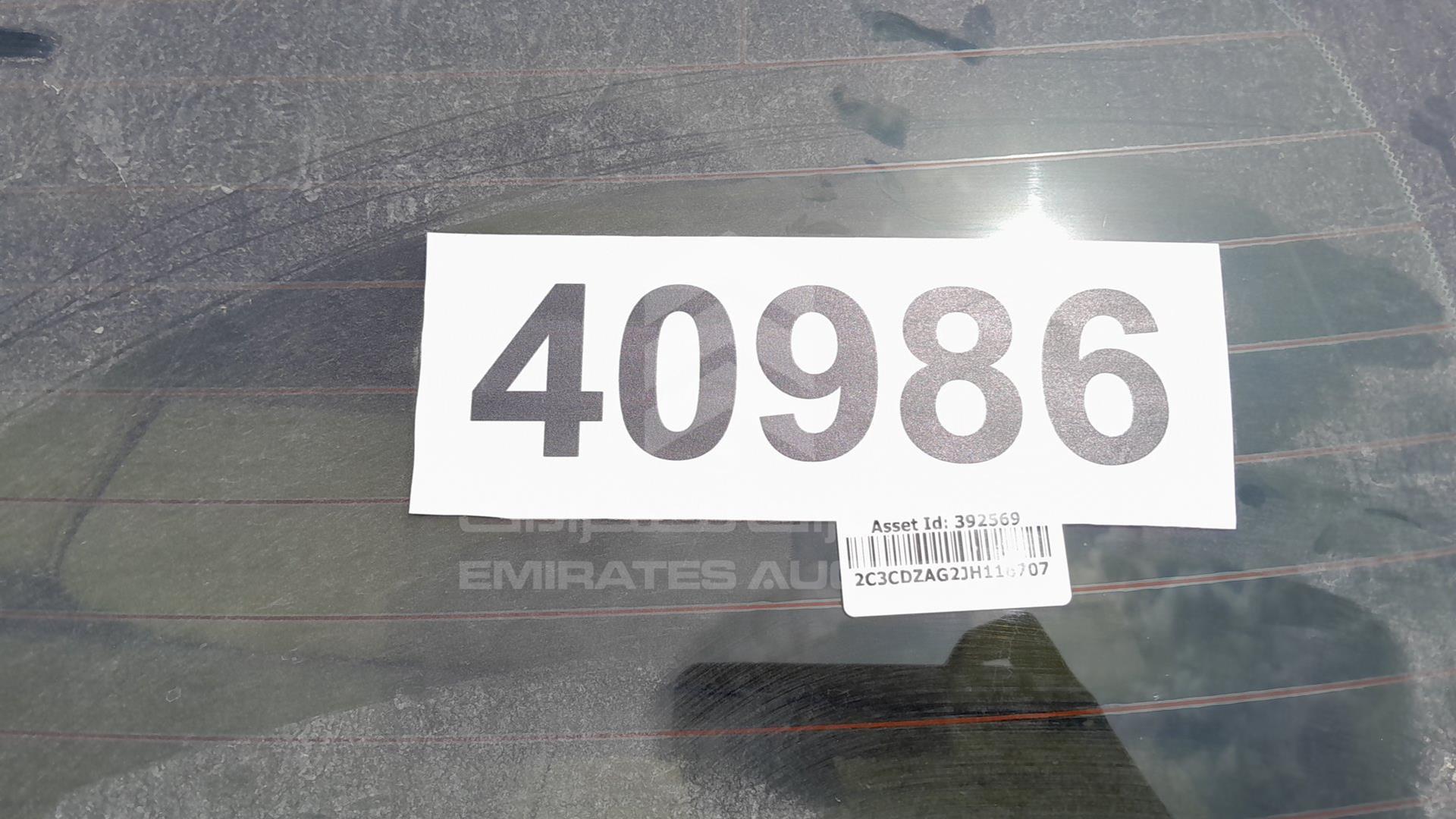 2018 DODGE CHALLENGER VIN: 2C3CDZAG2JH116707