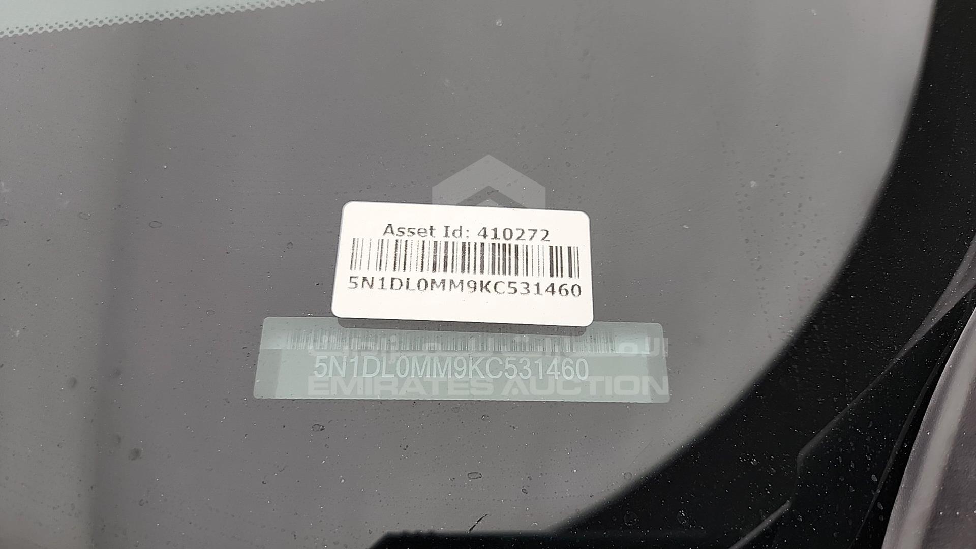 2019 INFINITI QX60 VIN: 5N1DL0MM9KC531460