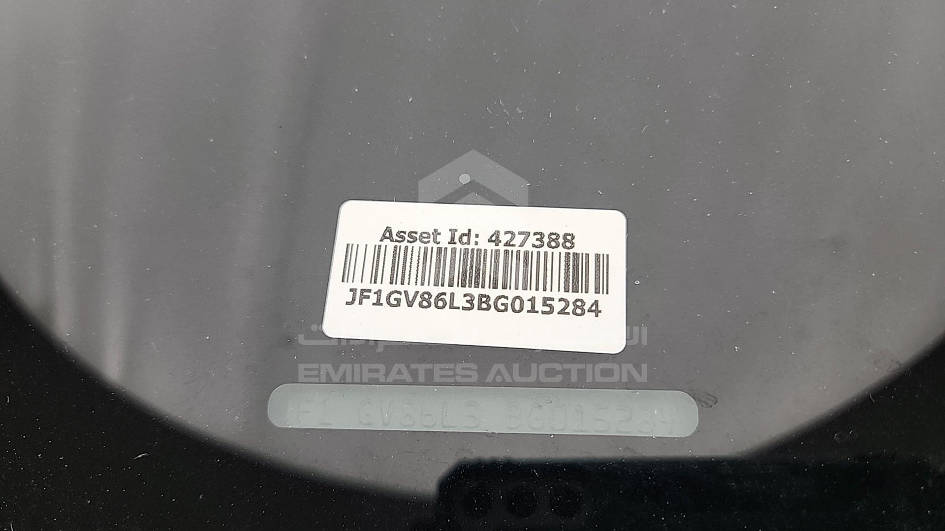 2011 SUBARU IMPREZA VIN: JF1GV86L3BG015284