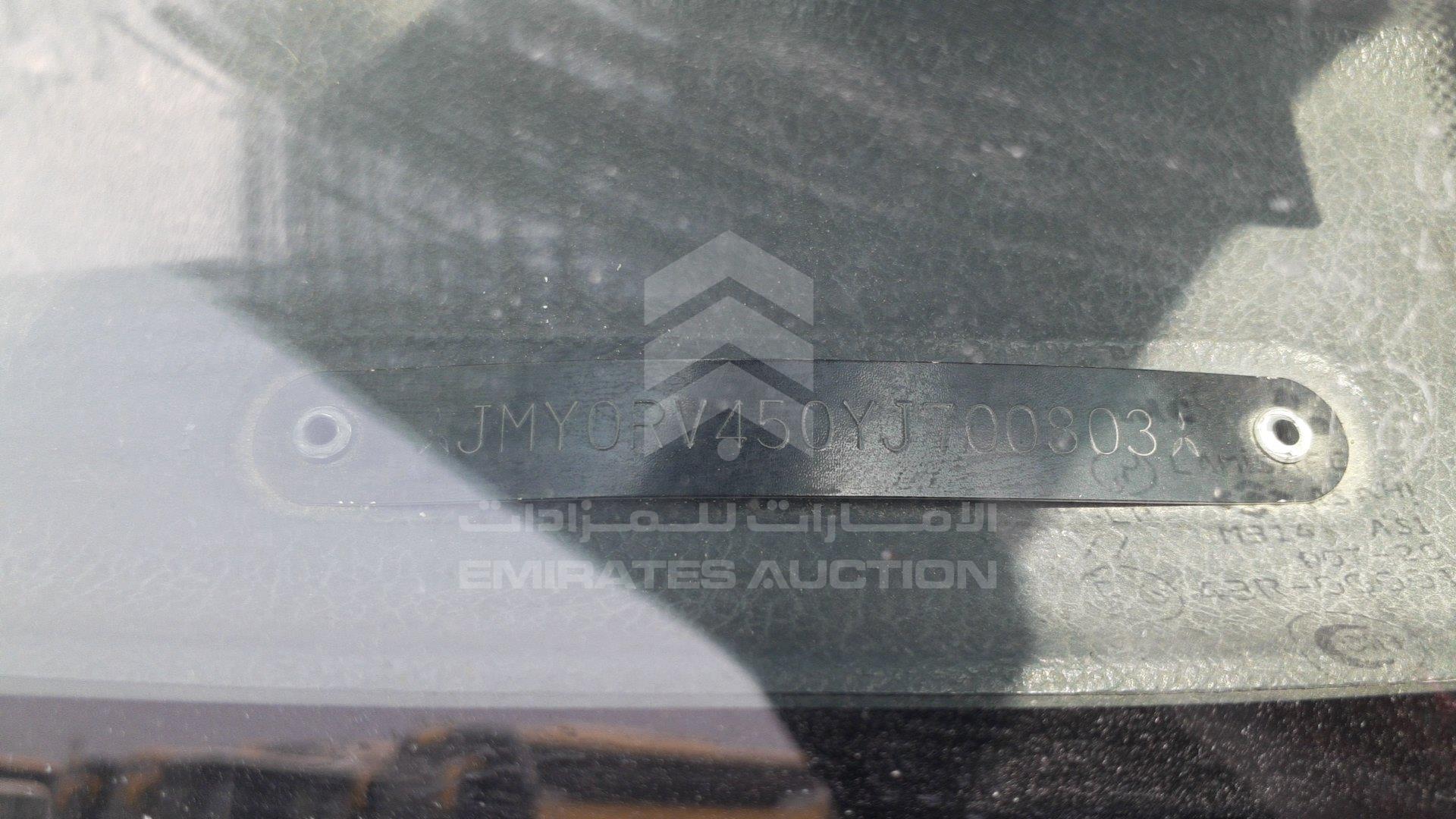 JMY0RV450YJ700803 - 2000 Mitsubishi Pajero - #418496