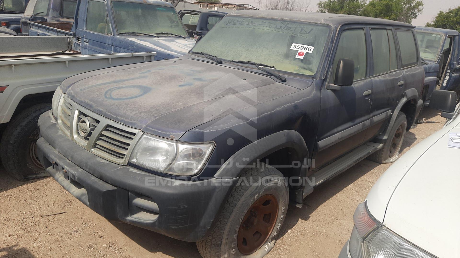 2002 NISSAN PATROL VIN: JN6CY11Y62X445074