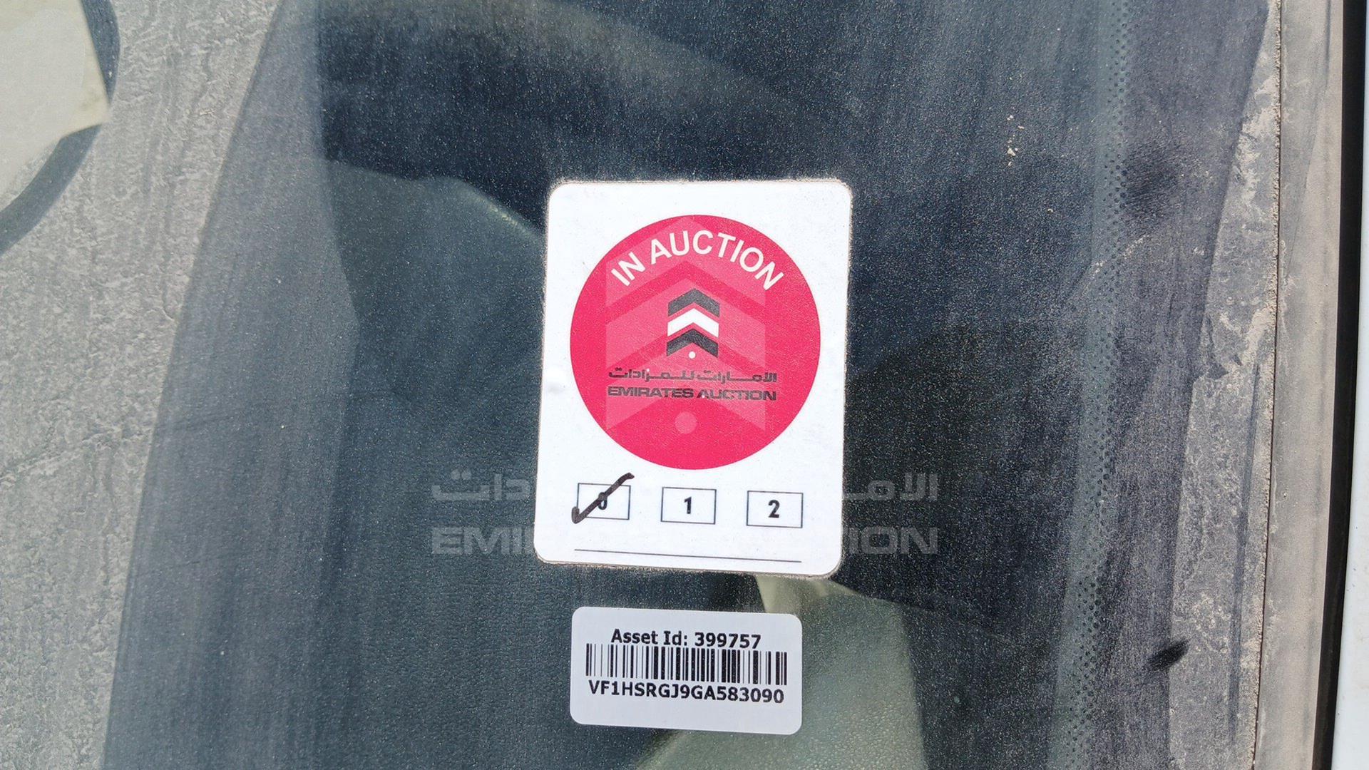 2016 RENAULT DUSTER VIN: VF1HSRGJ9GA583090