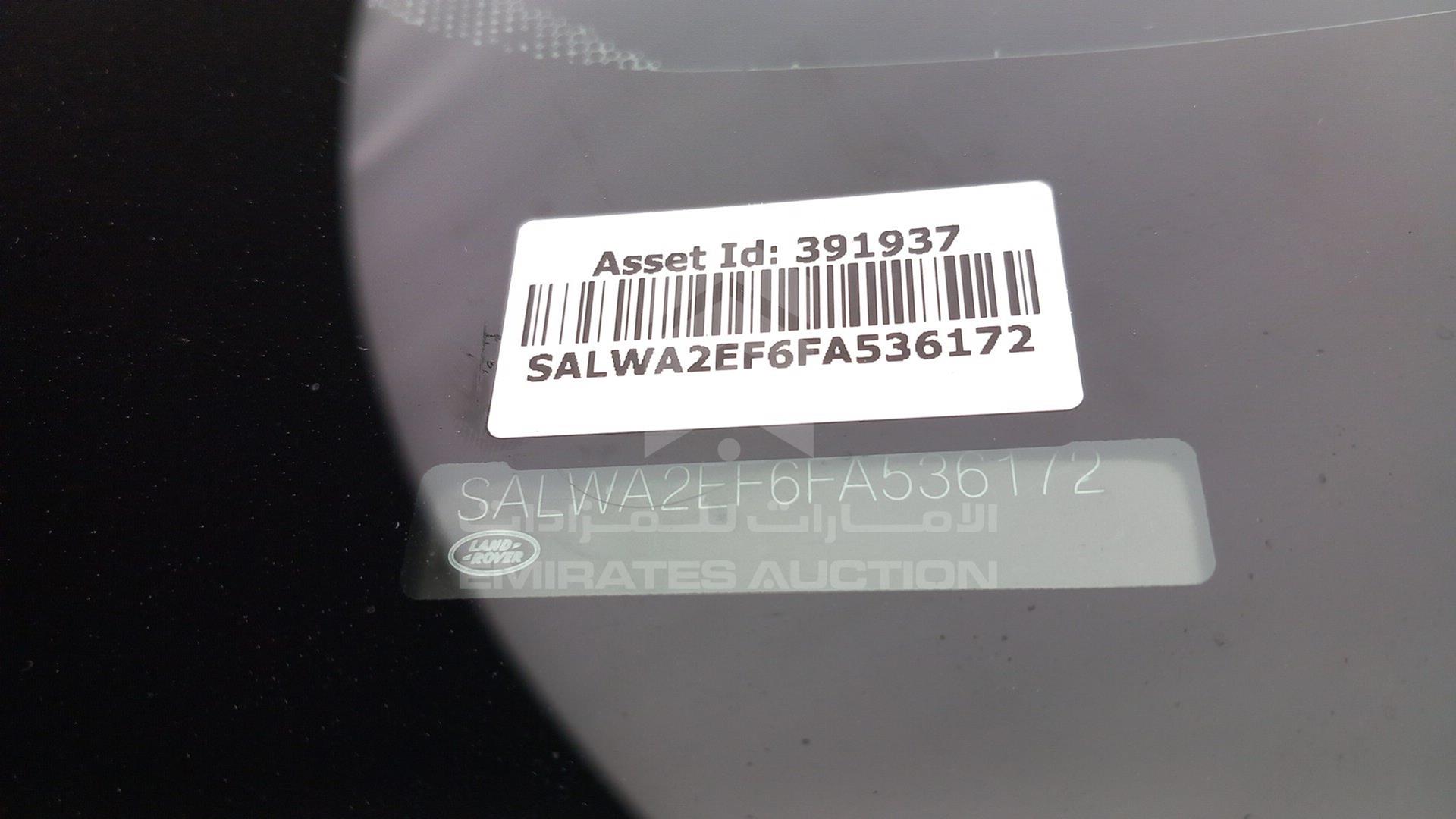 2015 RANGE ROVER SPORT VIN: SALWA2EF6FA536172