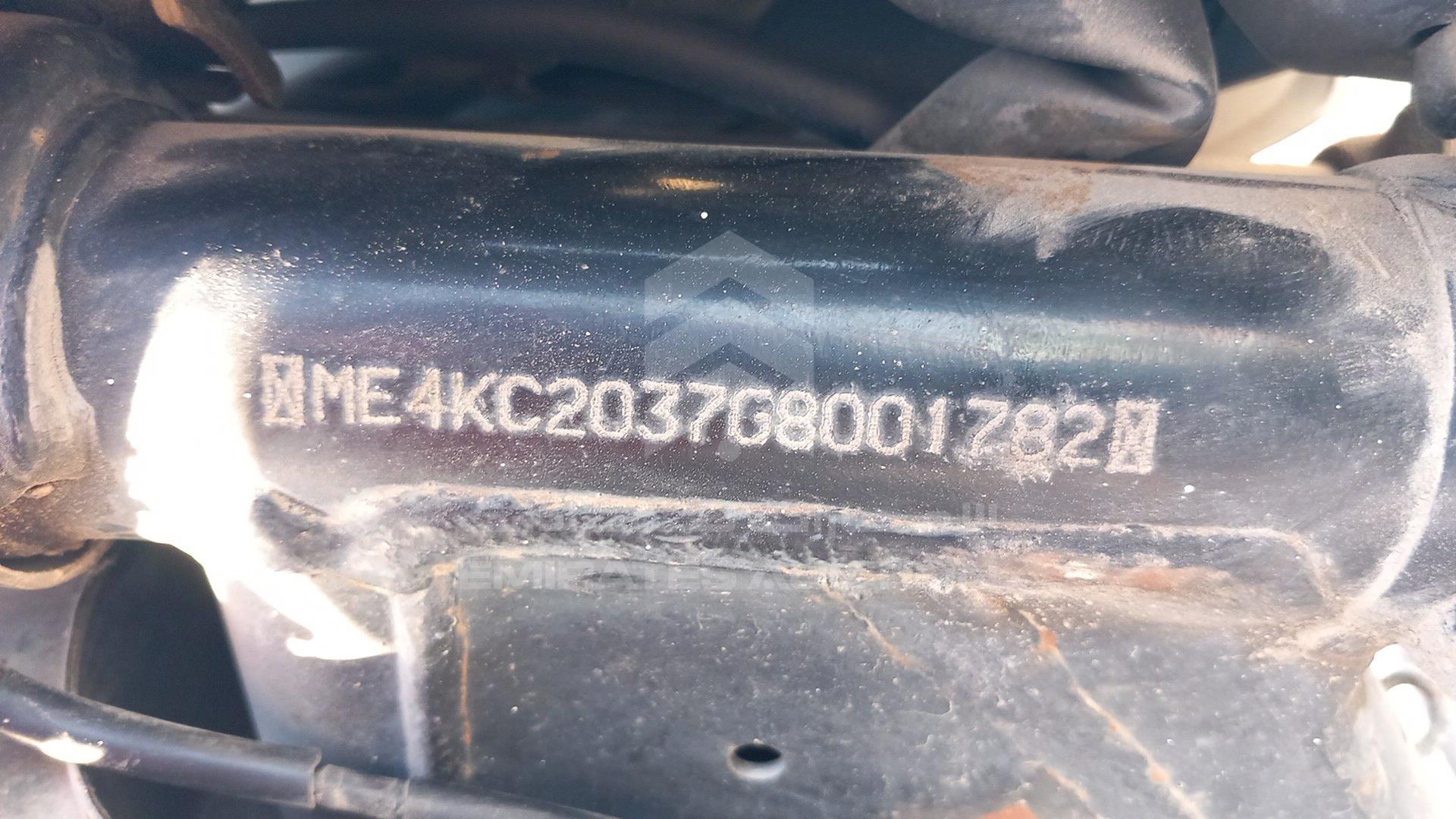 2016 HONDA UNICORN 160 VIN: ME4KC2037G8001782