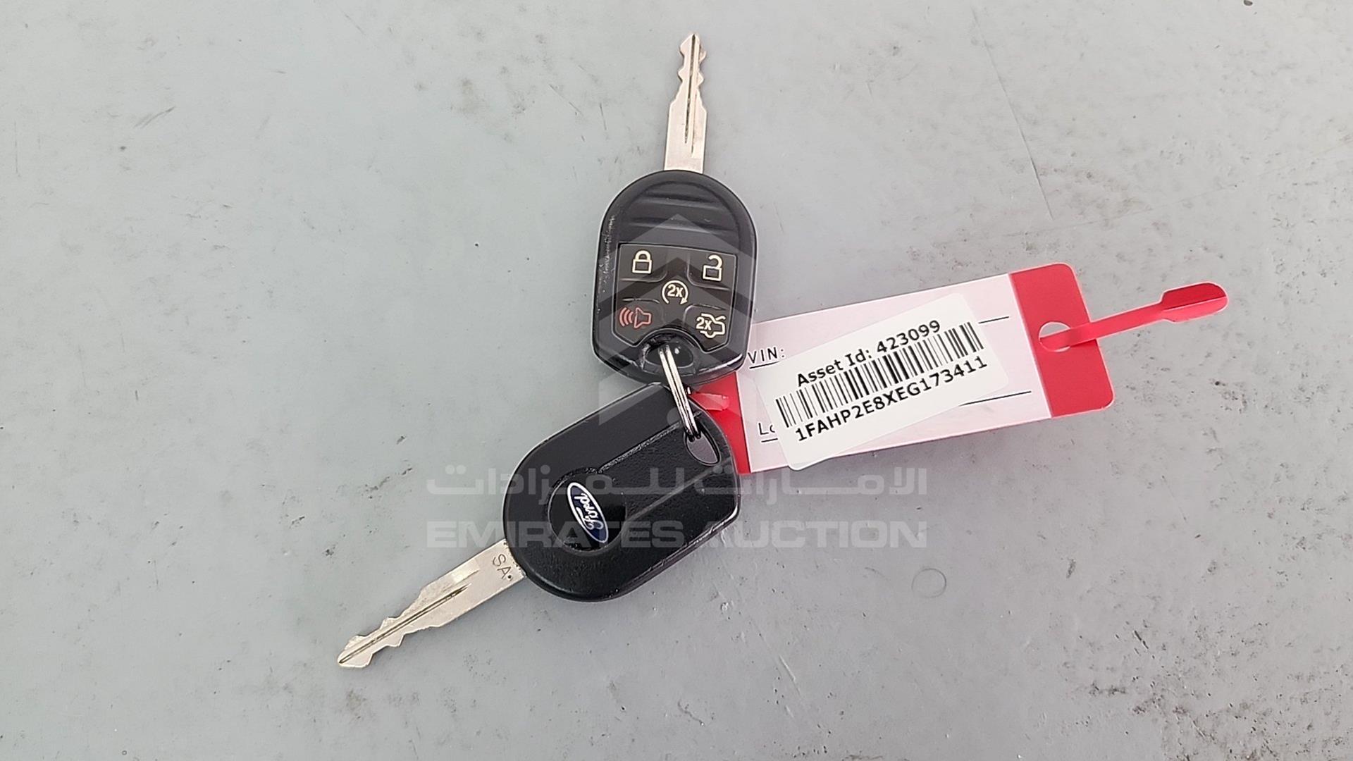 2014 FORD TAURUS VIN: 1FAHP2E8XEG173411