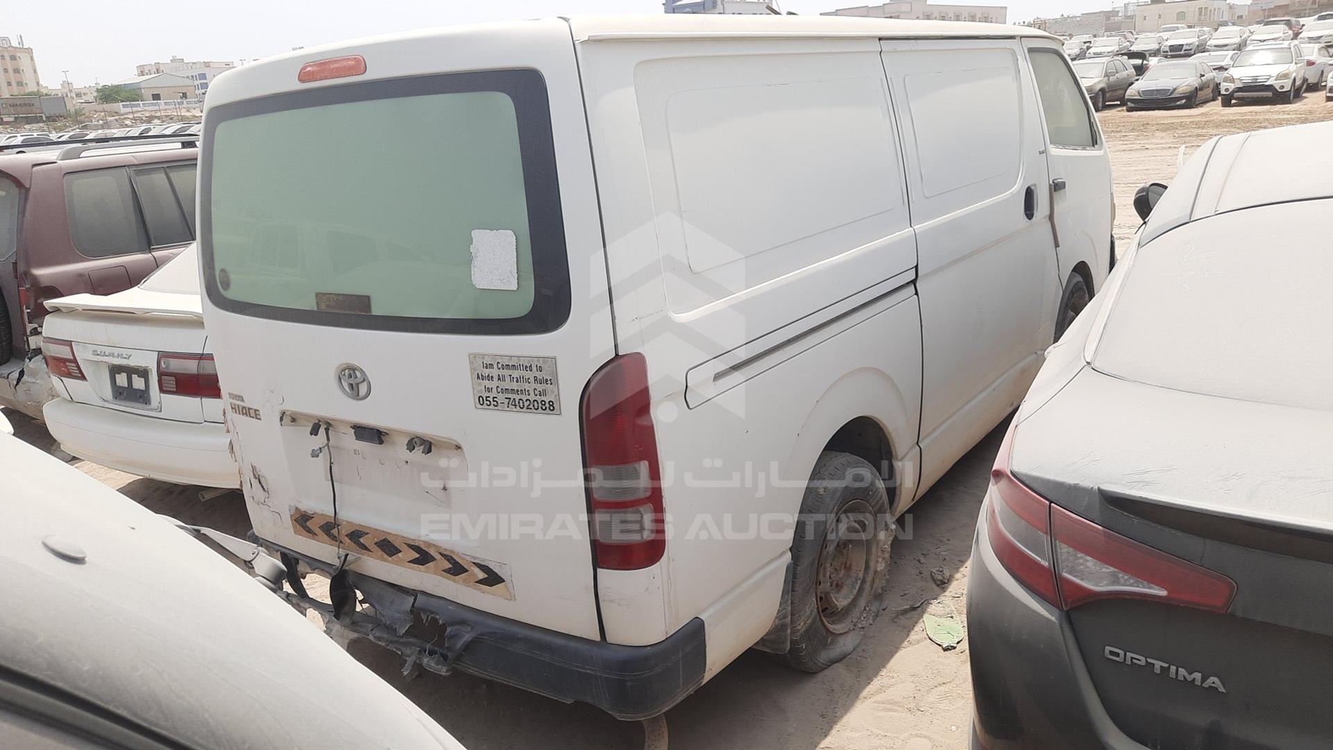 2007 TOYOTA HIACE VIN: JTFHX02P270016551
