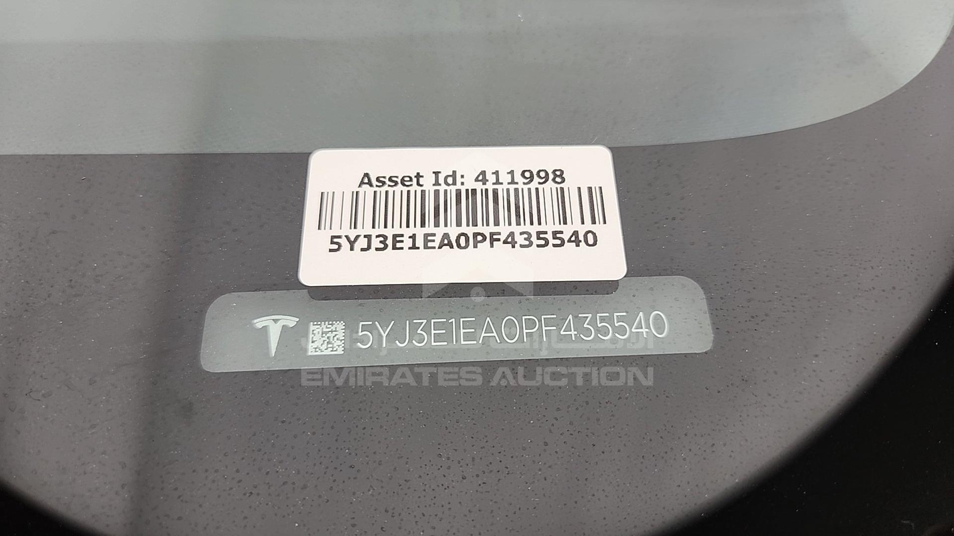 2023 TESLA MODEL 3 VIN: 5YJ3E1EA0PF435540