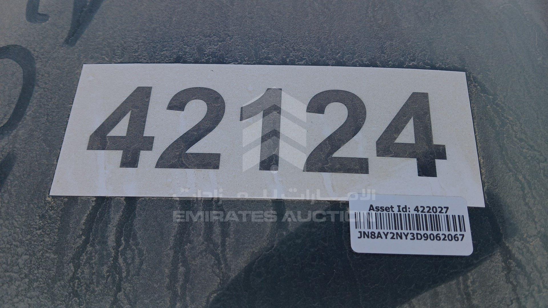 2013 NISSAN PATROL VIN: JN8AY2NY3D9062067