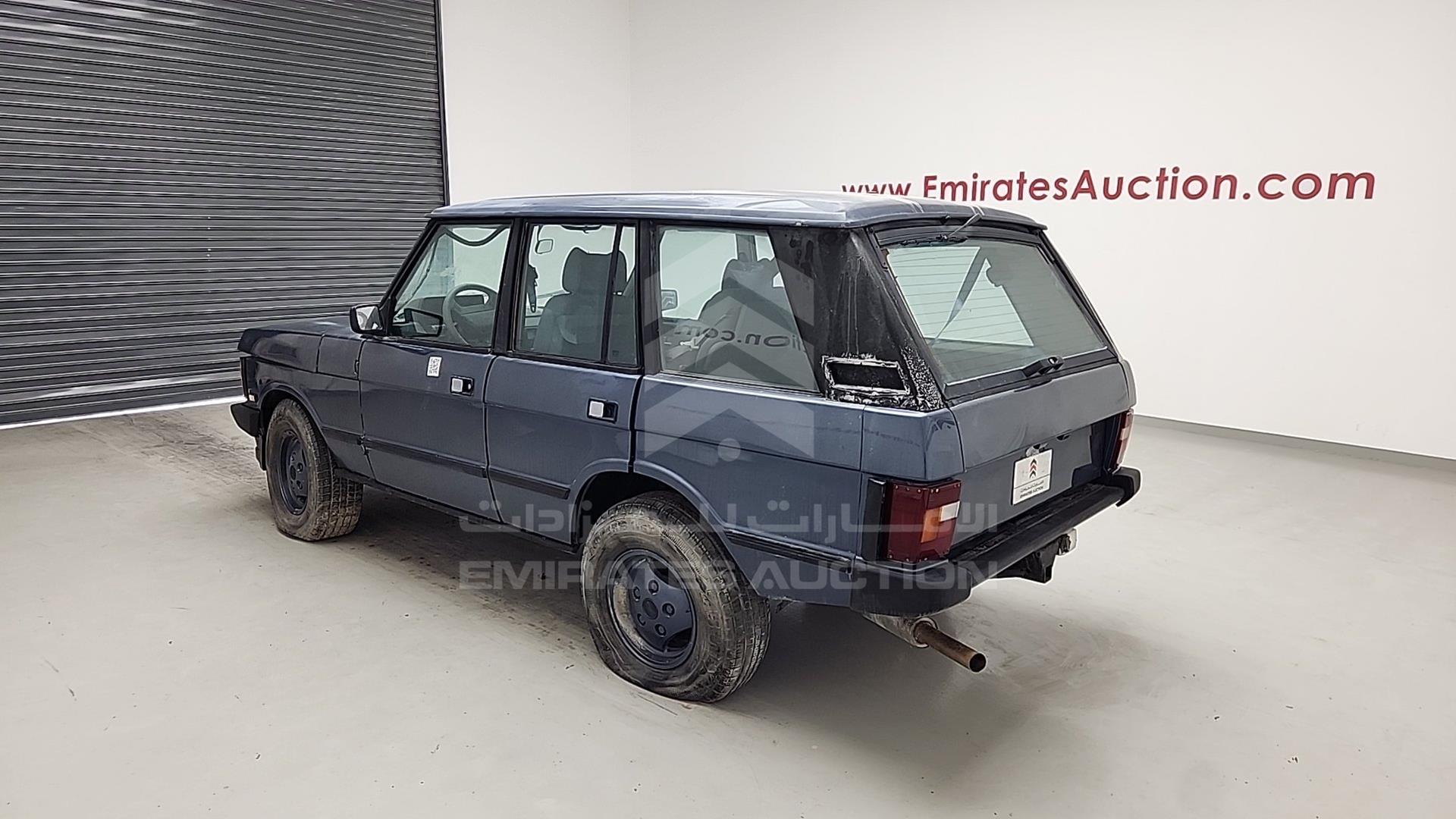 1987 LAND ROVER RANGE ROVER VIN: SALHV1140HA296647