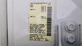 2014 Nissan Maxima — VIN on Frame — Photo 4 — Thumbnail
