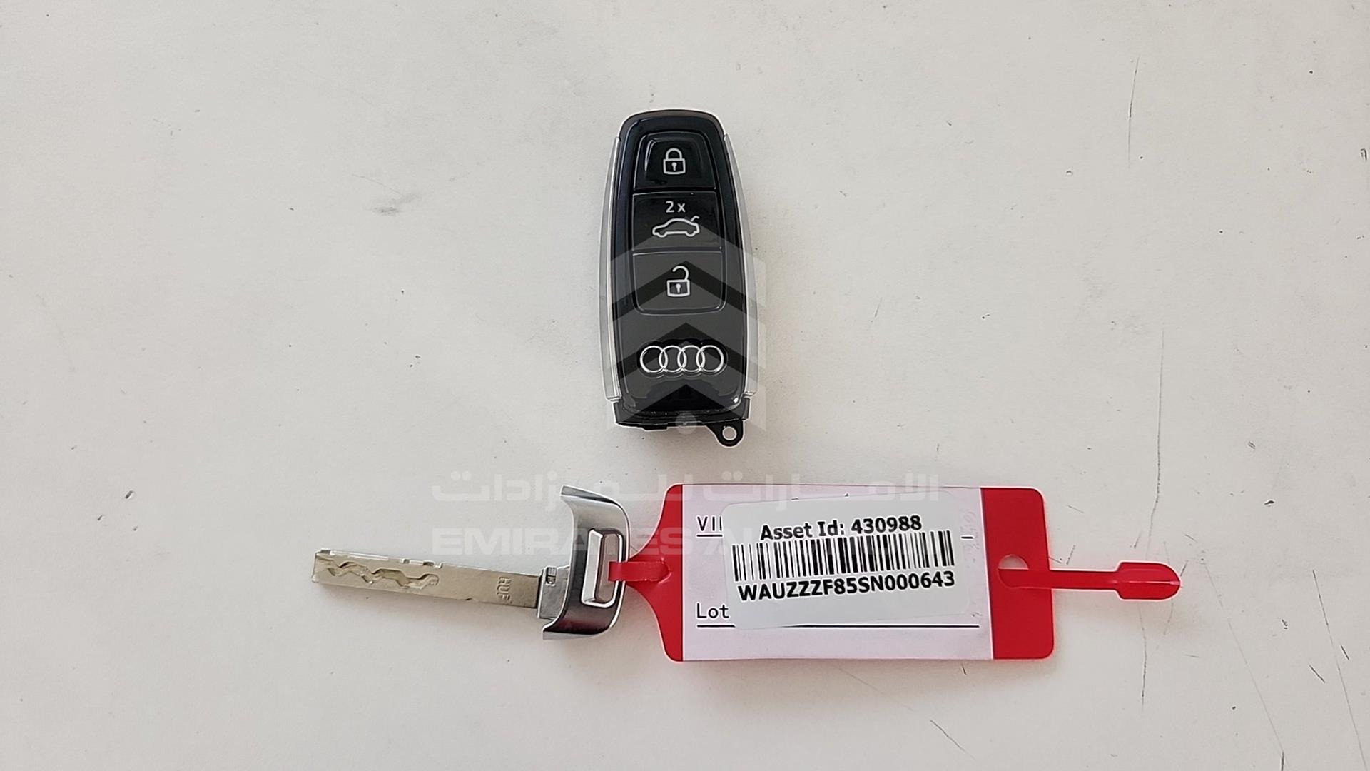 2025 AUDI A8 VIN: WAUZZZF85SN000643