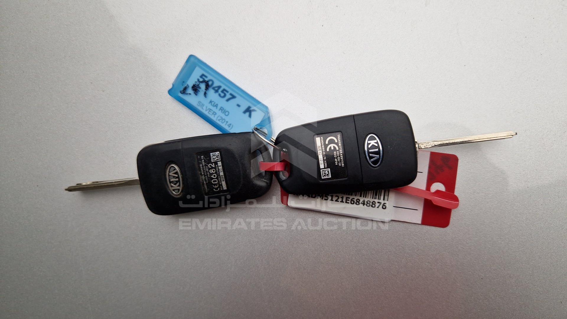 2014 KIA RIO VIN: KNADM5121E6848876