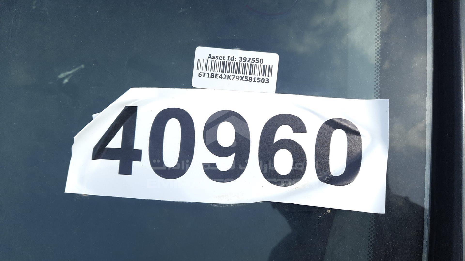 2009 TOYOTA CAMRY VIN: 6T1BE42K79X581503