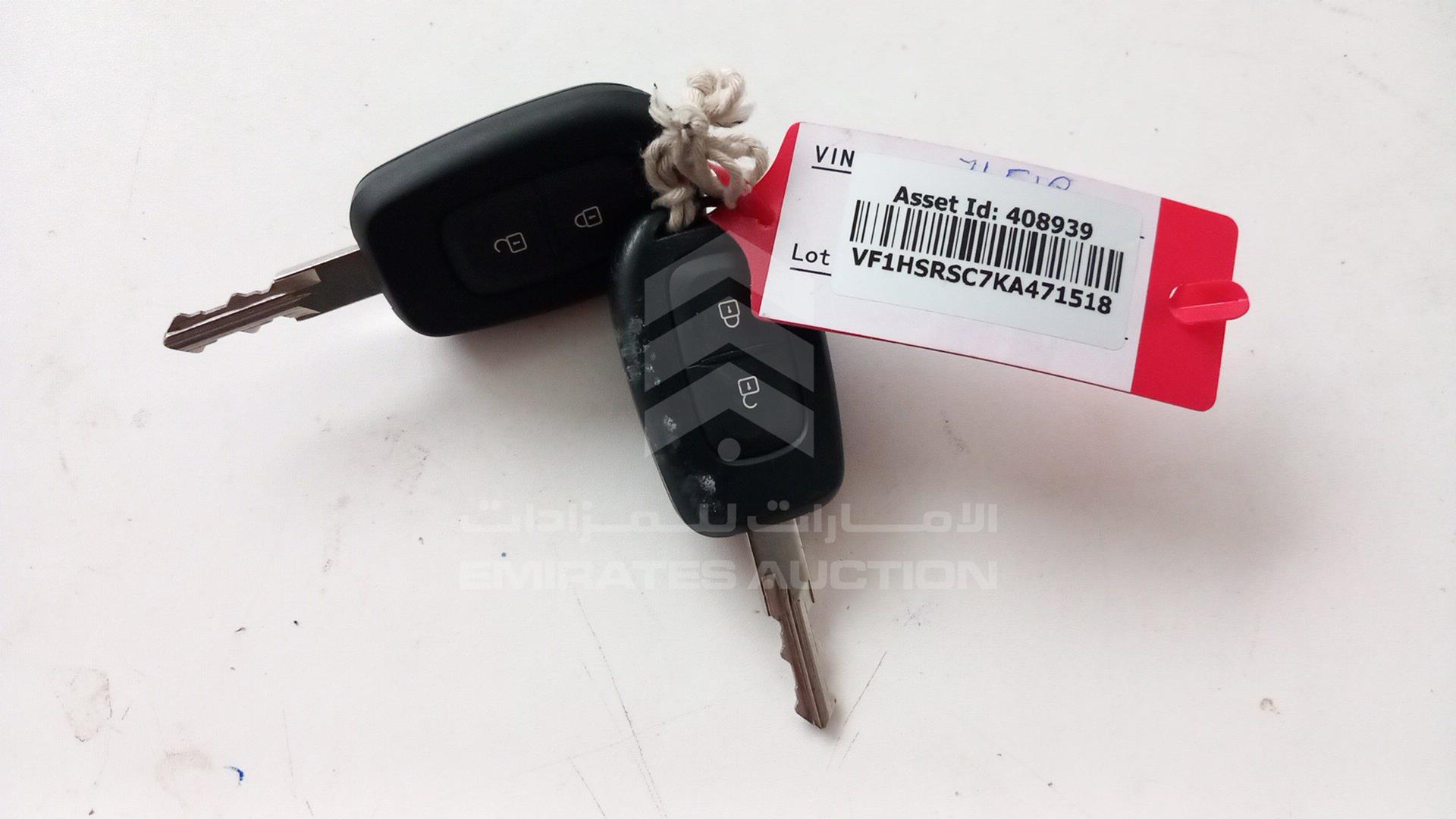 2019 RENAULT DUSTER VIN: VF1HSRSC7KA471518