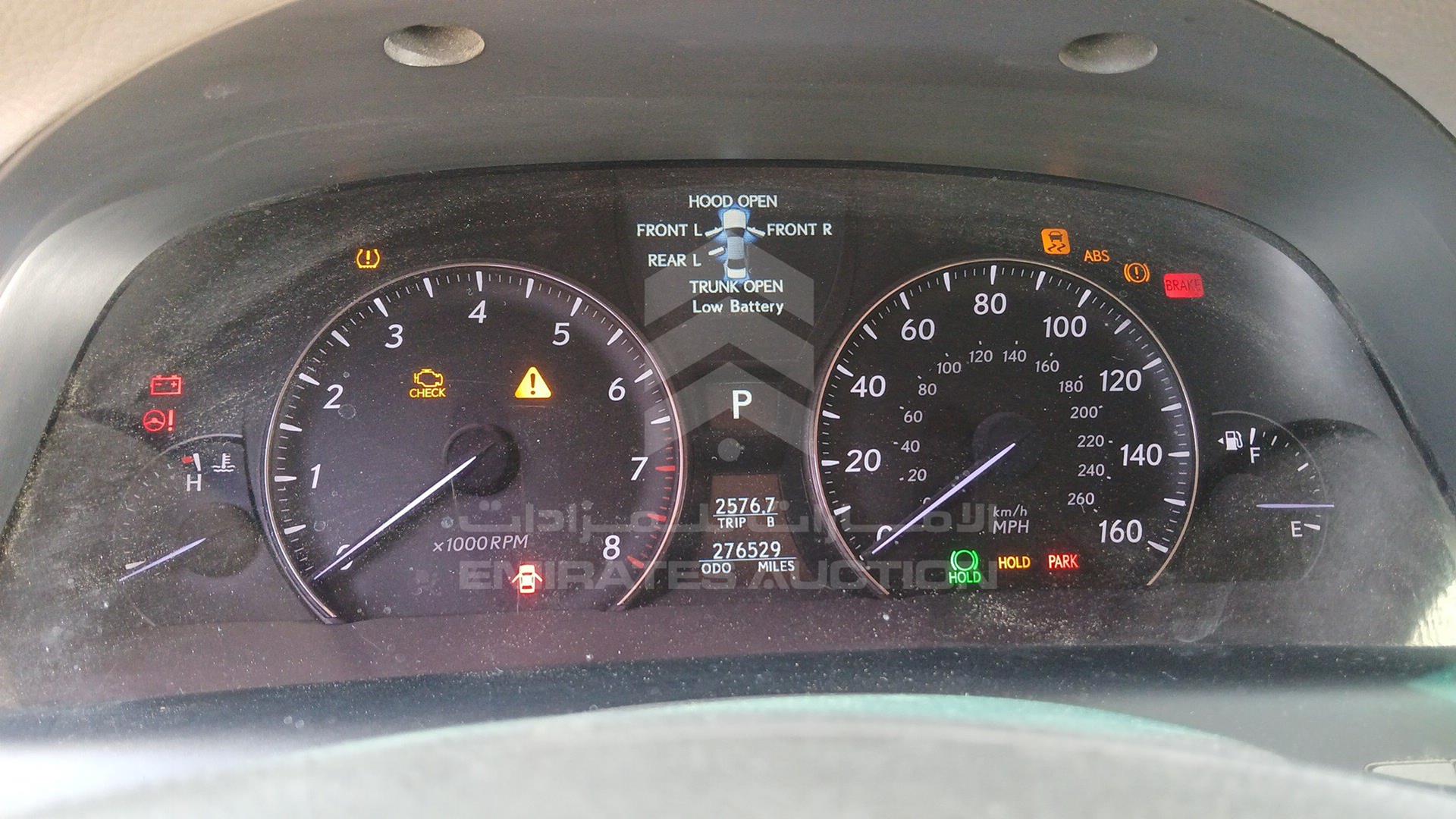 2008 LEXUS LS 460 VIN: JTHBL46F085059100