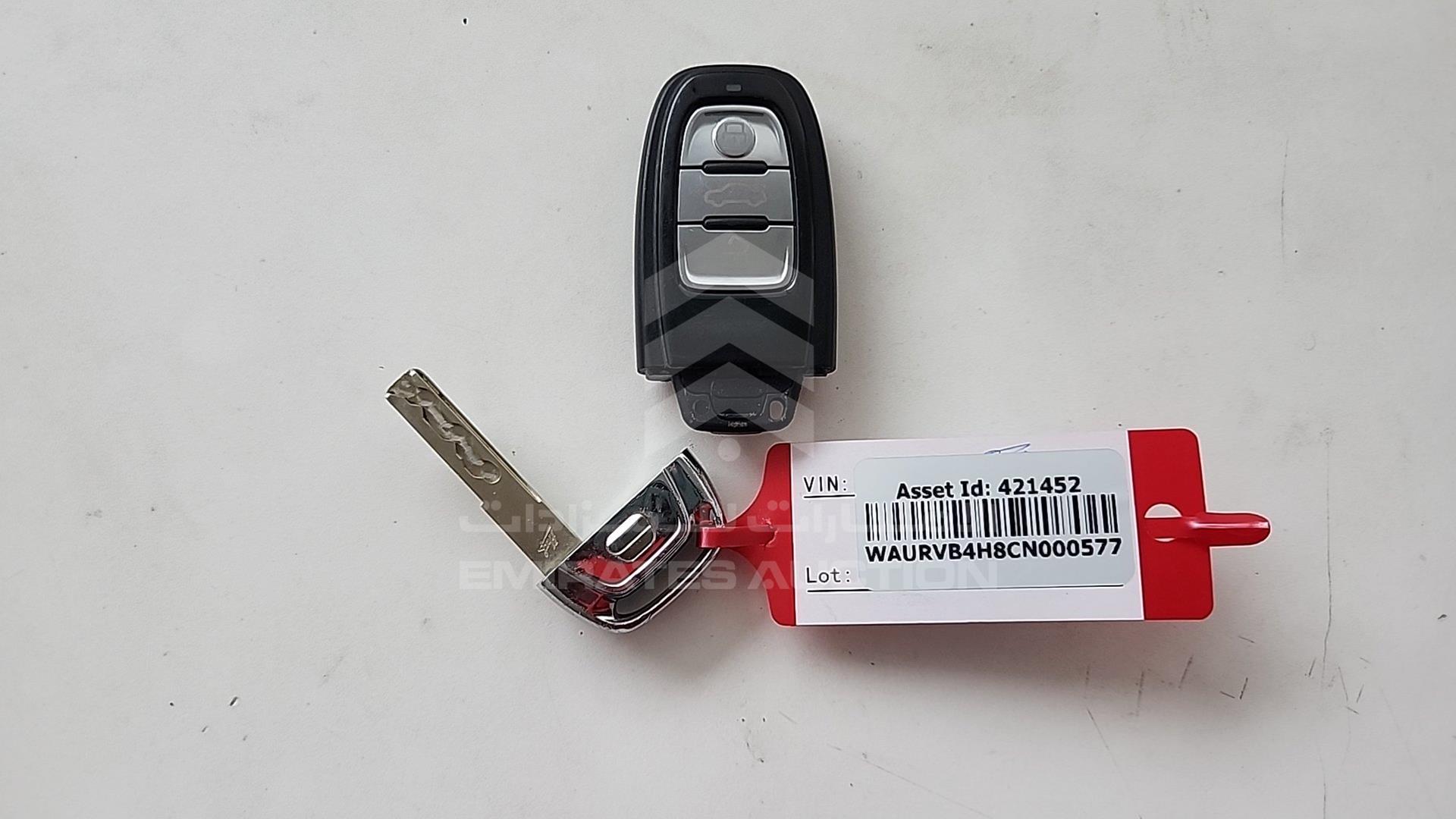 2012 AUDI A8 VIN: WAURVB4H8CN000577