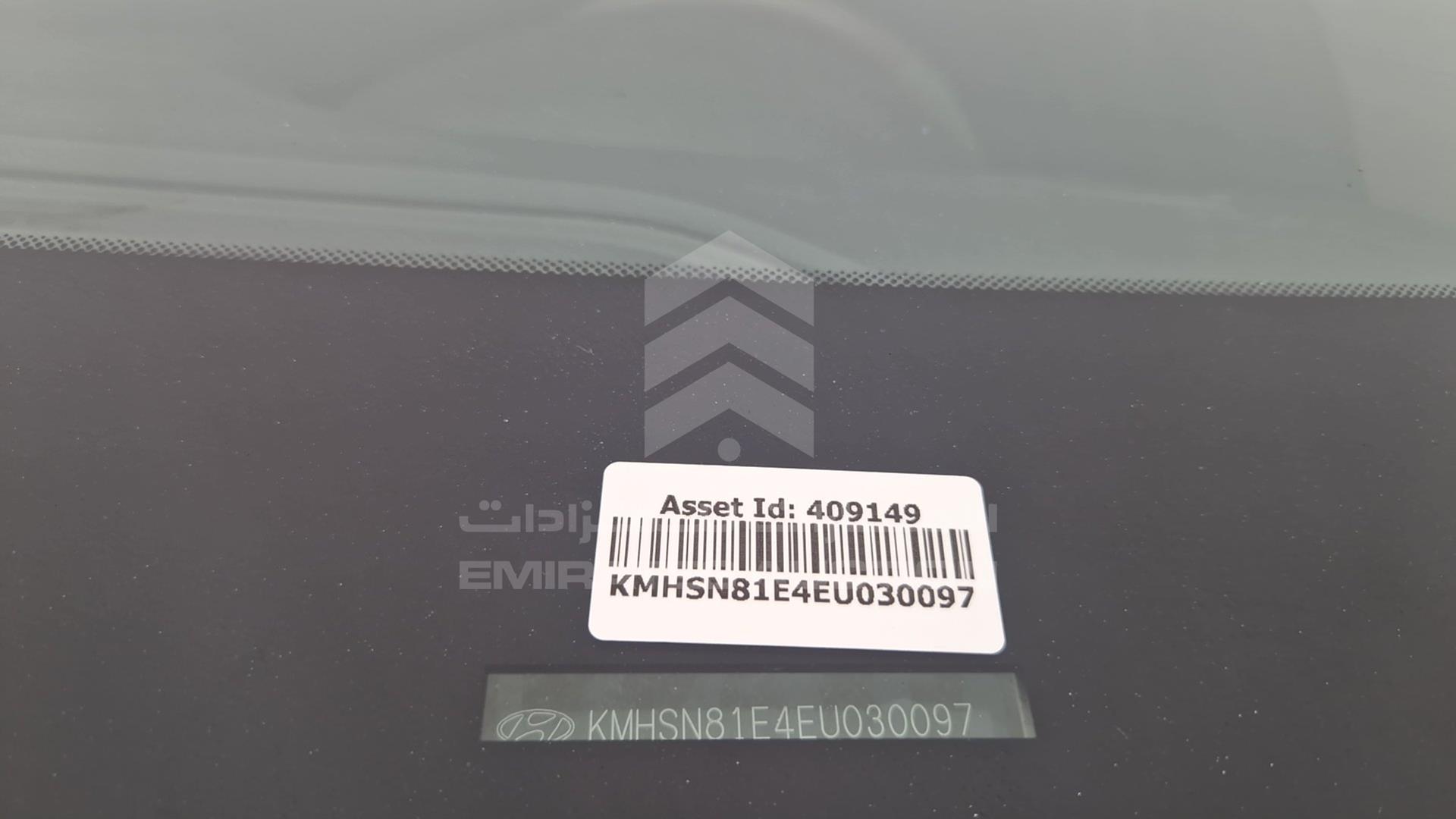 2014 HYUNDAI SANTA FE VIN: KMHSN81E4EU030097