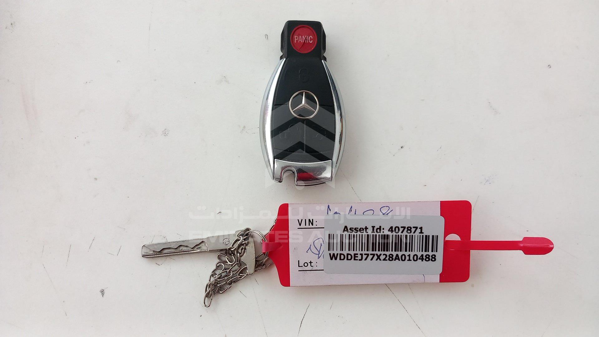 2008 MERCEDES CL 63 VIN: WDDEJ77X28A010488