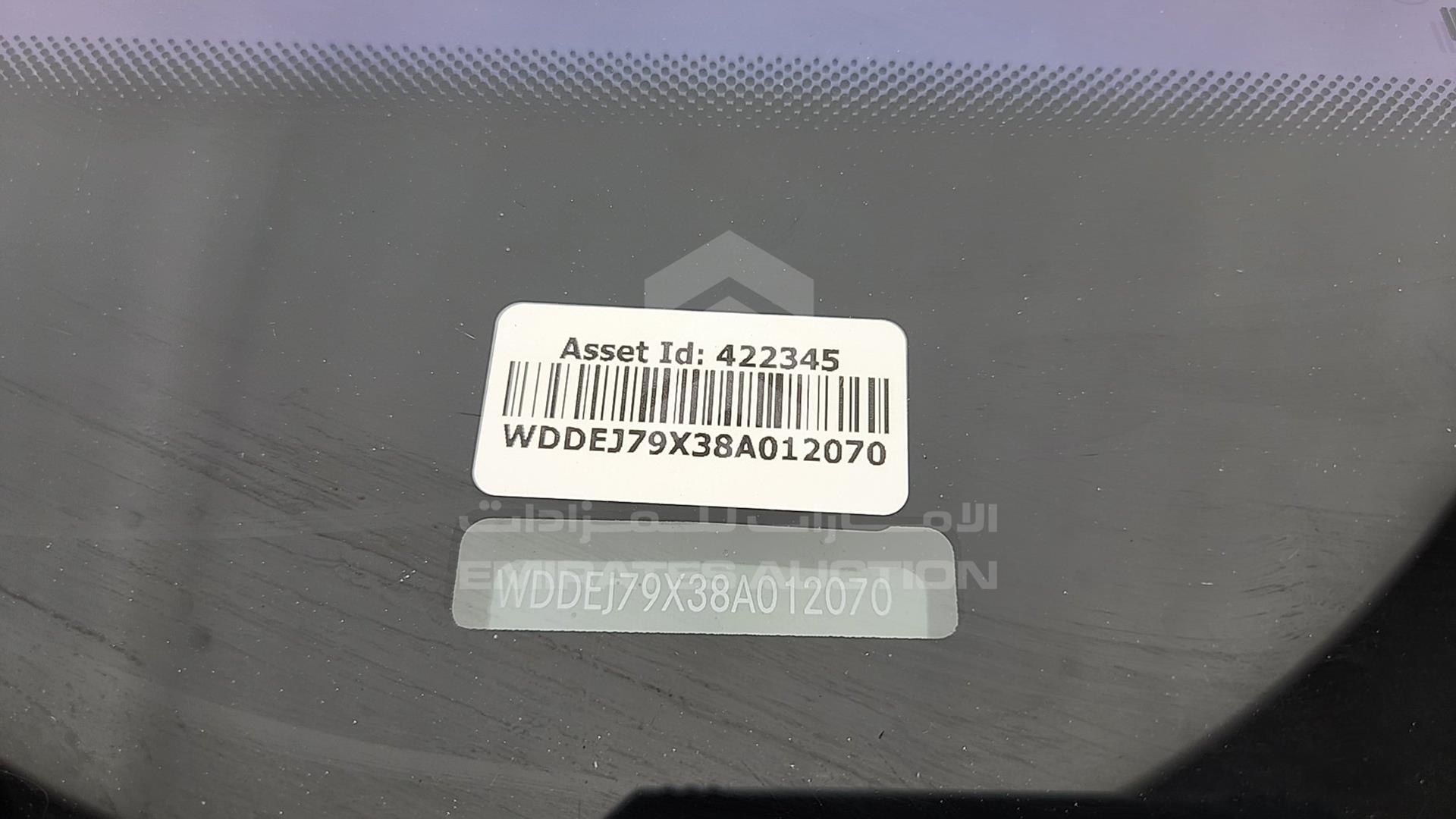 2008 MERCEDES CL 65 AMG VIN: WDDEJ79X38A012070