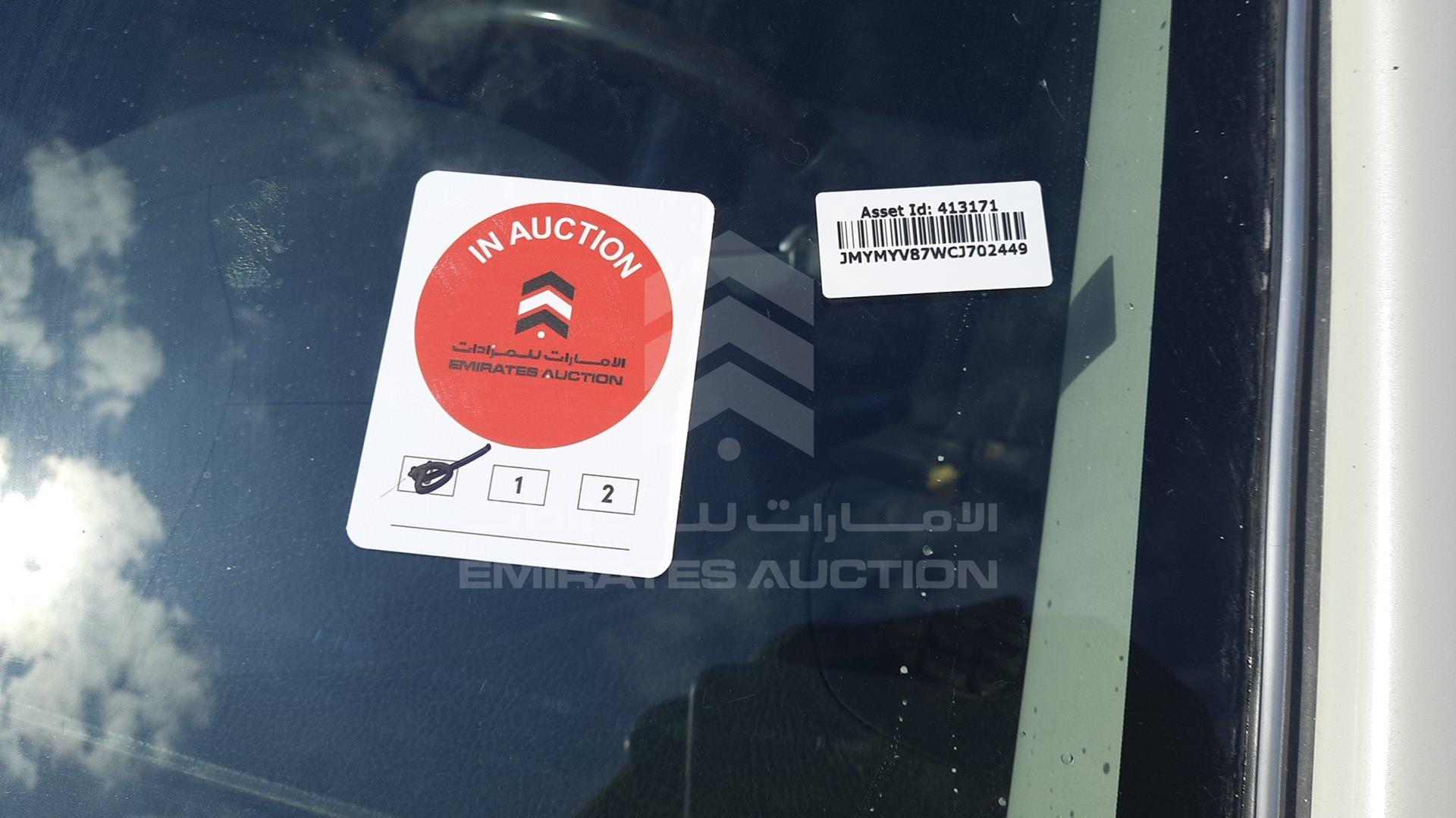 2012 MITSUBISHI PAJERO VIN: JMYMYV87WCJ702449