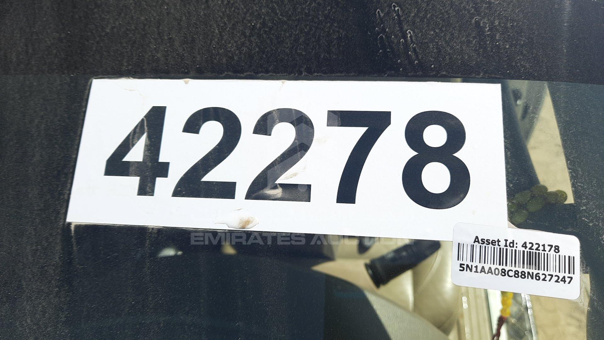 2008 NISSAN ARMADA VIN: 5N1AA08C88N627247