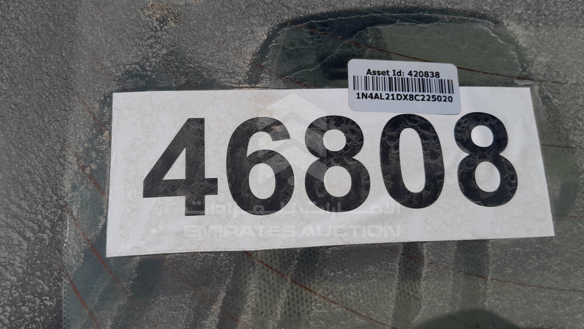 2008 NISSAN ALTIMA VIN: 1N4AL21DX8C225020