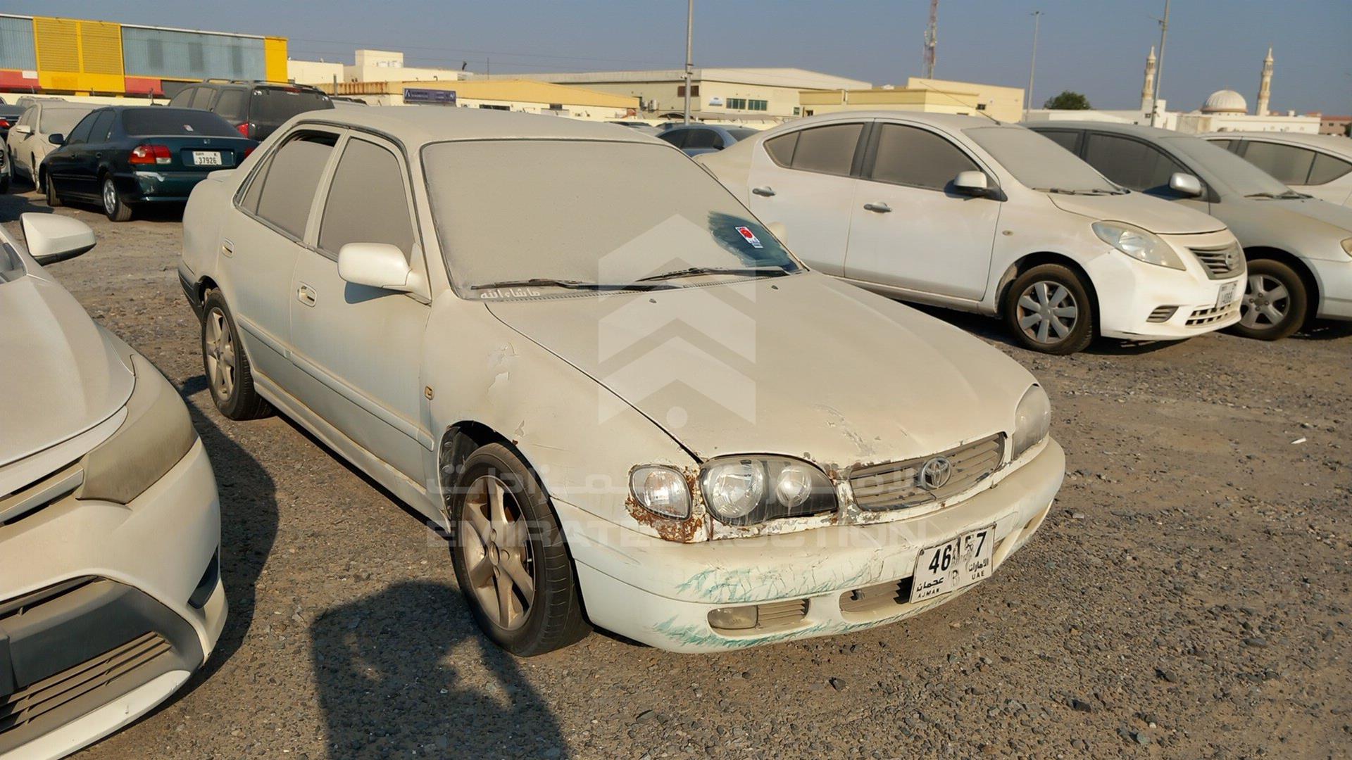 2000 TOYOTA COROLLA VIN: JT2BA13E9Y3101656