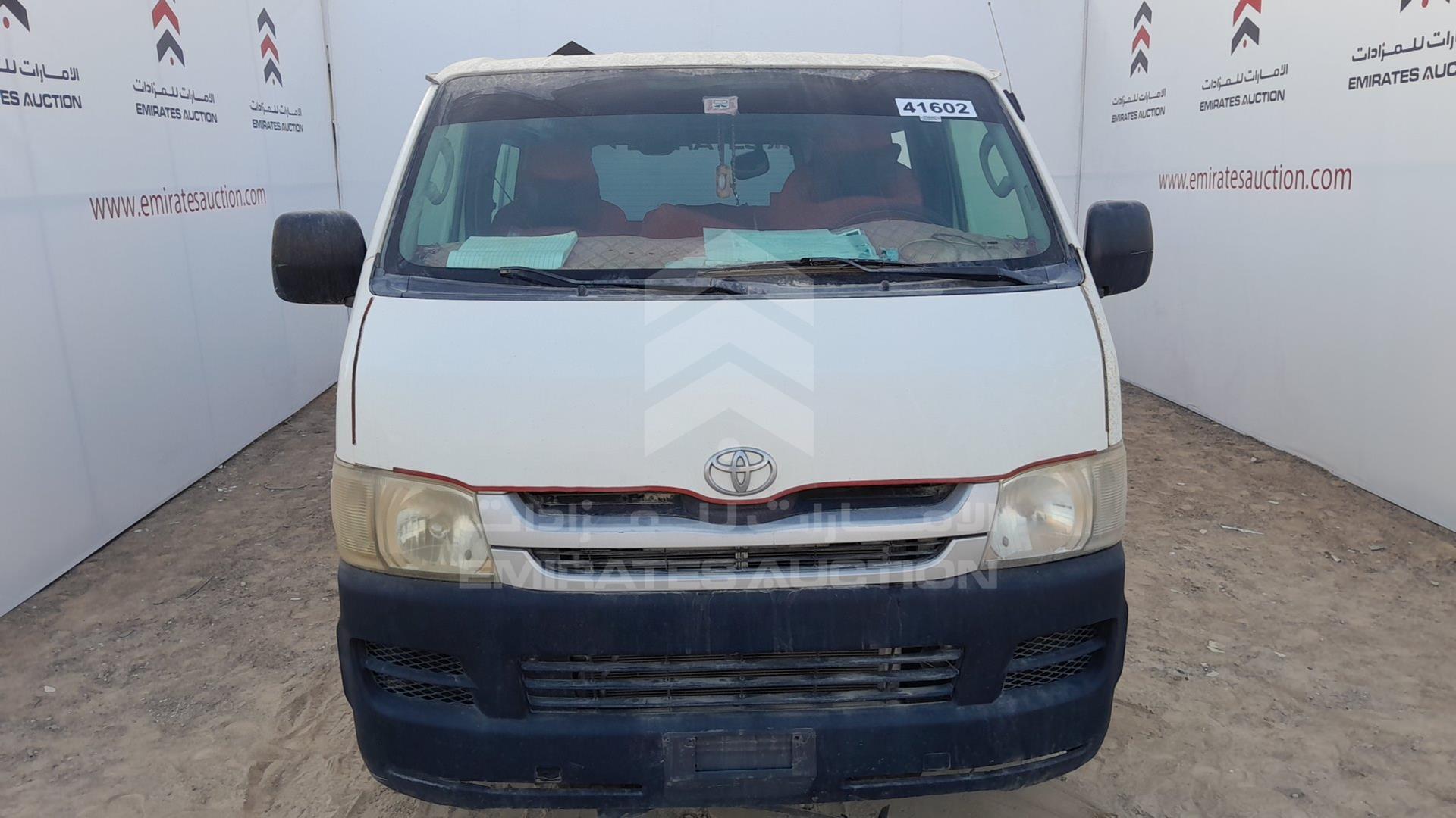 2009 TOYOTA HIACE VIN: JTGJX02P895009641