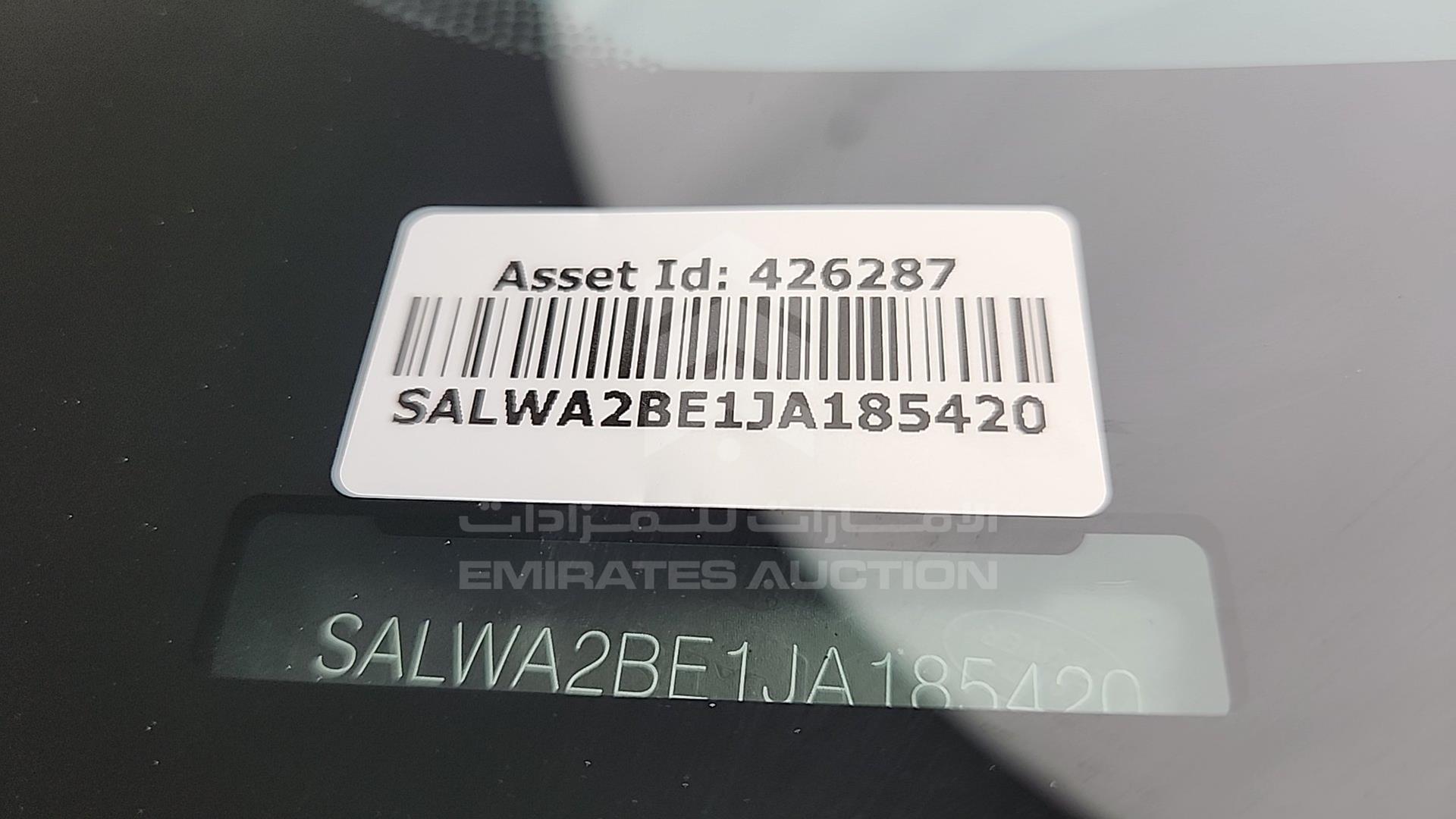 2018 RANGE ROVER SPORT VIN: SALWA2BE1JA185420