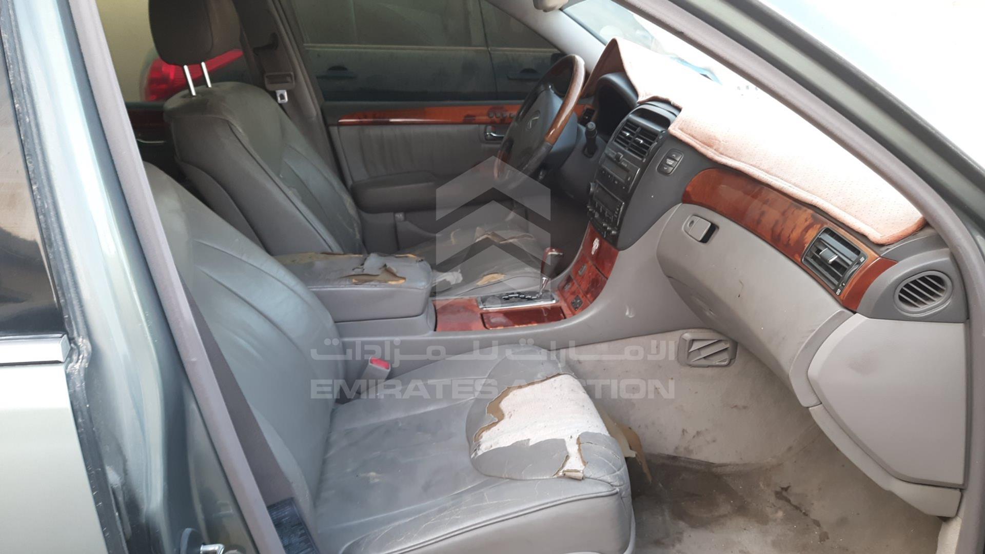 2001 LEXUS LS 430 VIN: JTHBN30F810016382