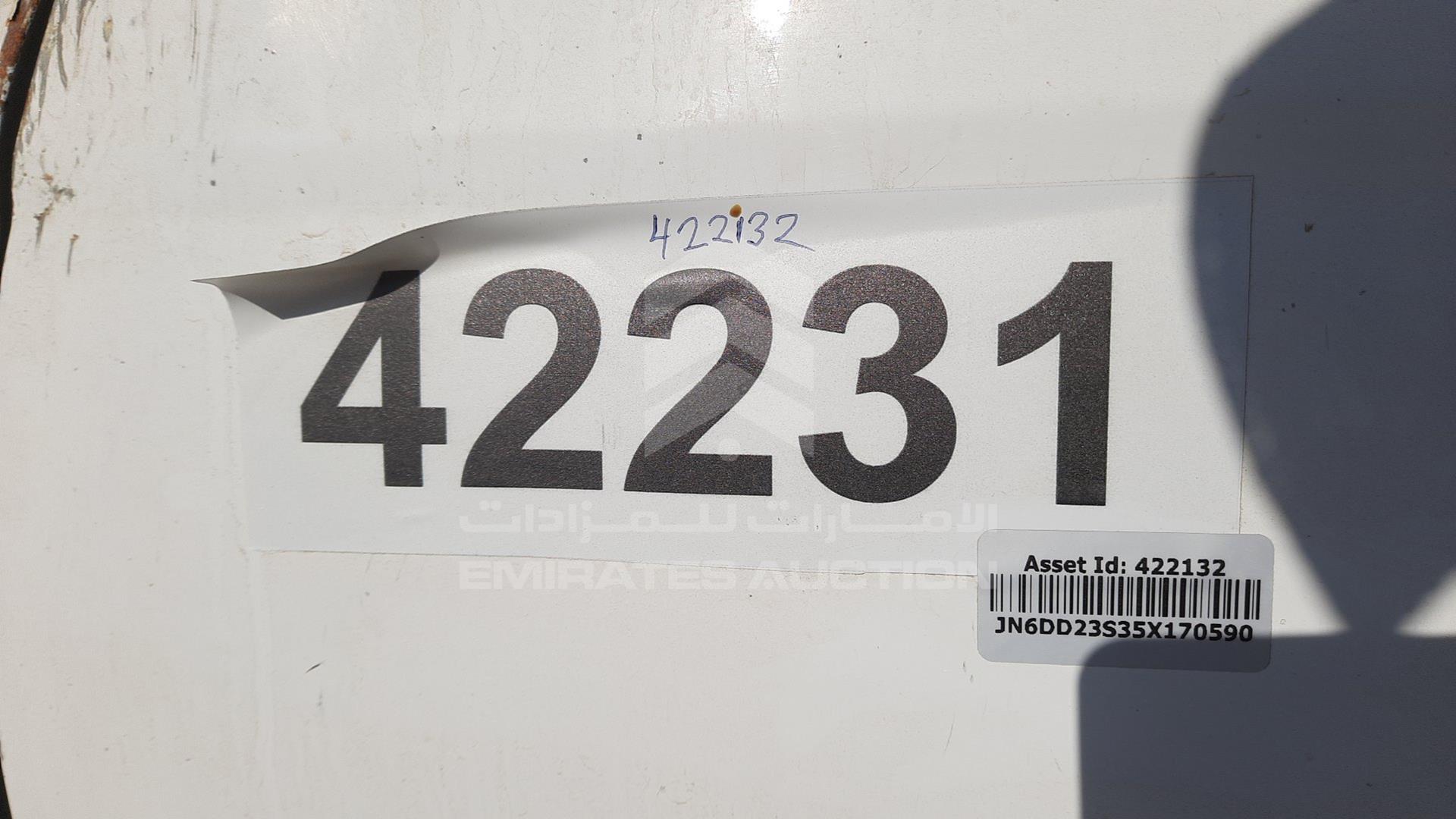 2005 NISSAN PICKUP VIN: JN6DD23S35X170590